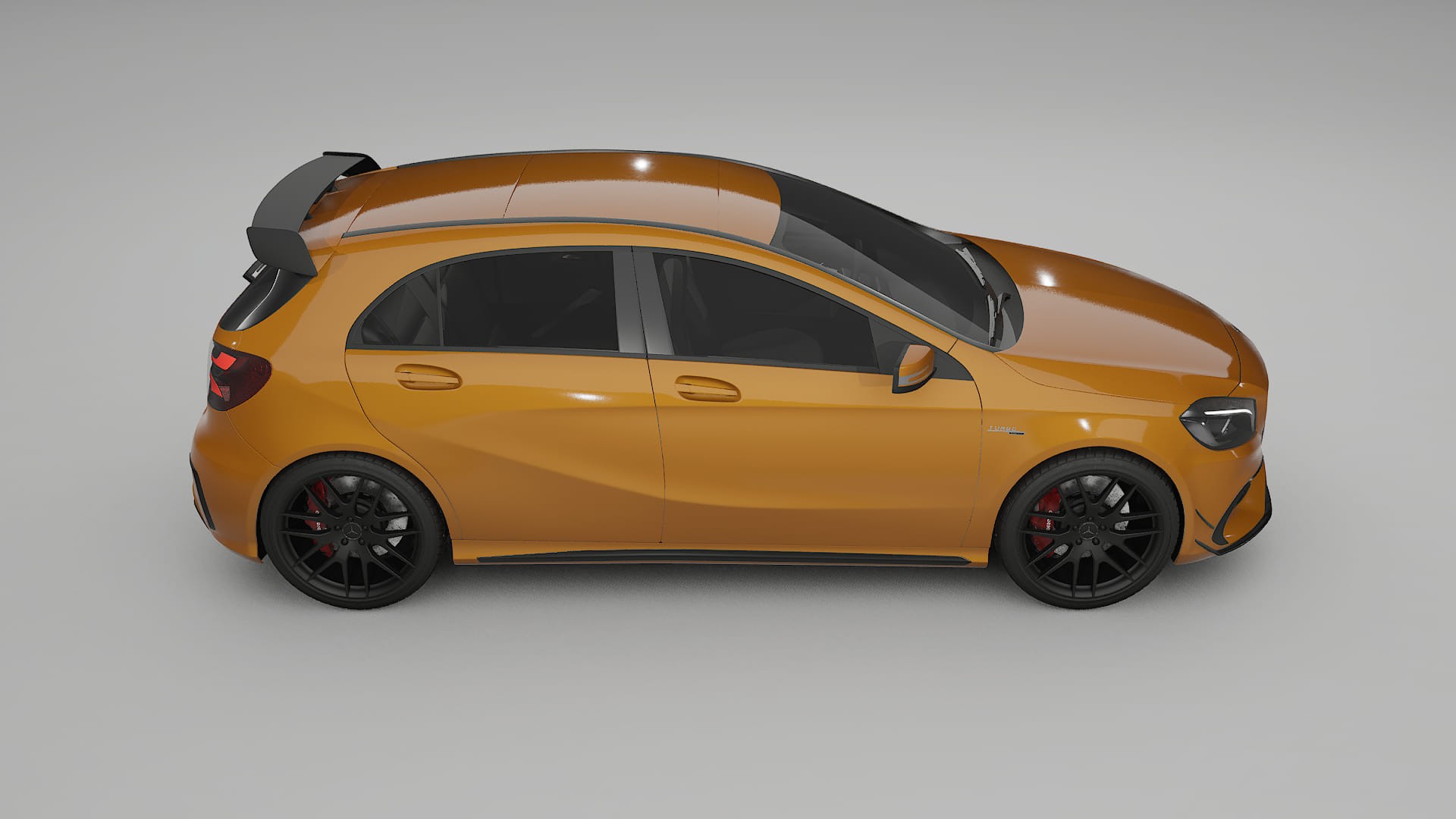 Mercedes A45 AMG W176 TPU Lackskyddsfilm | DAISY Färgskiftande PPF – Komplett Förskuret Kit