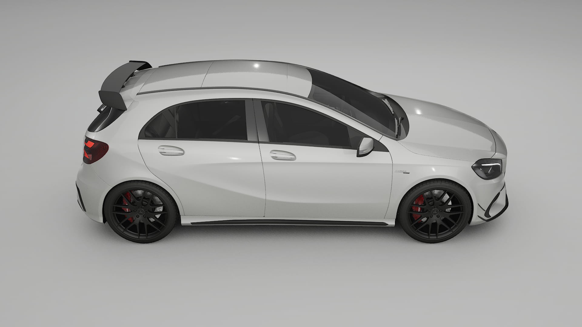 Mercedes A45 AMG W176 TPU Lackskyddsfilm | PEARL Färgskiftande PPF – Komplett Förskuret Kit