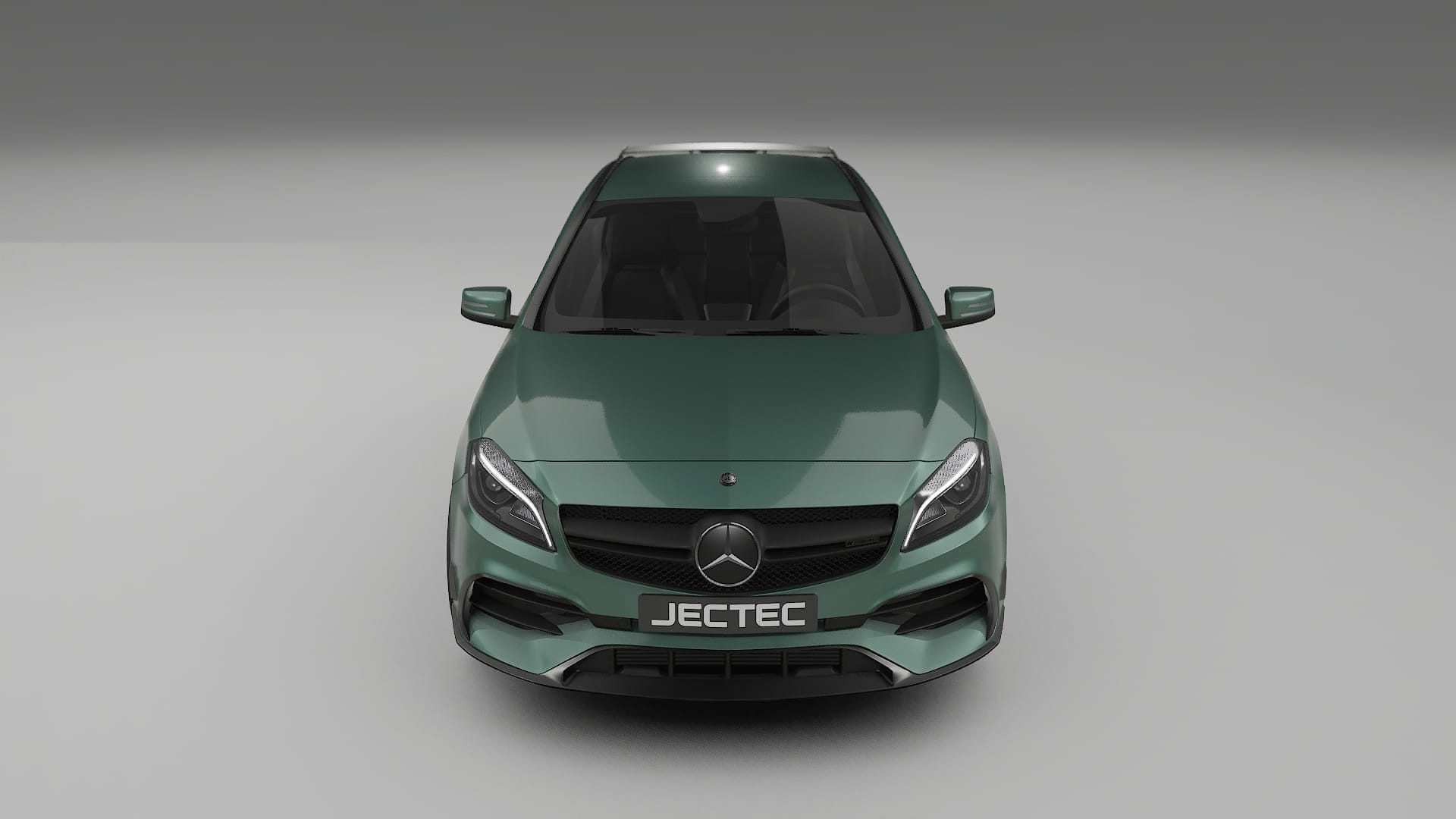 Mercedes A45 AMG W176 TPU Lackskyddsfilm | EVERGREEN Färgskiftande PPF – Komplett Förskuret Kit