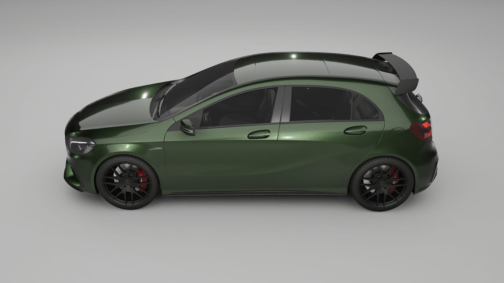 Mercedes A45 AMG W176 TPU Lackskyddsfilm | LAGOON Färgskiftande PPF – Komplett Förskuret Kit