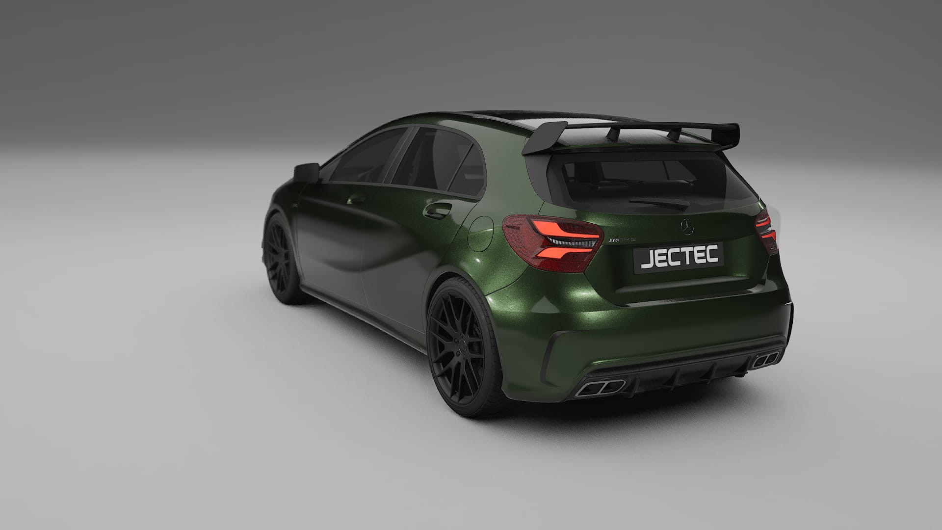 Mercedes A45 AMG W176 TPU Lackskyddsfilm | LAGOON Färgskiftande PPF – Komplett Förskuret Kit