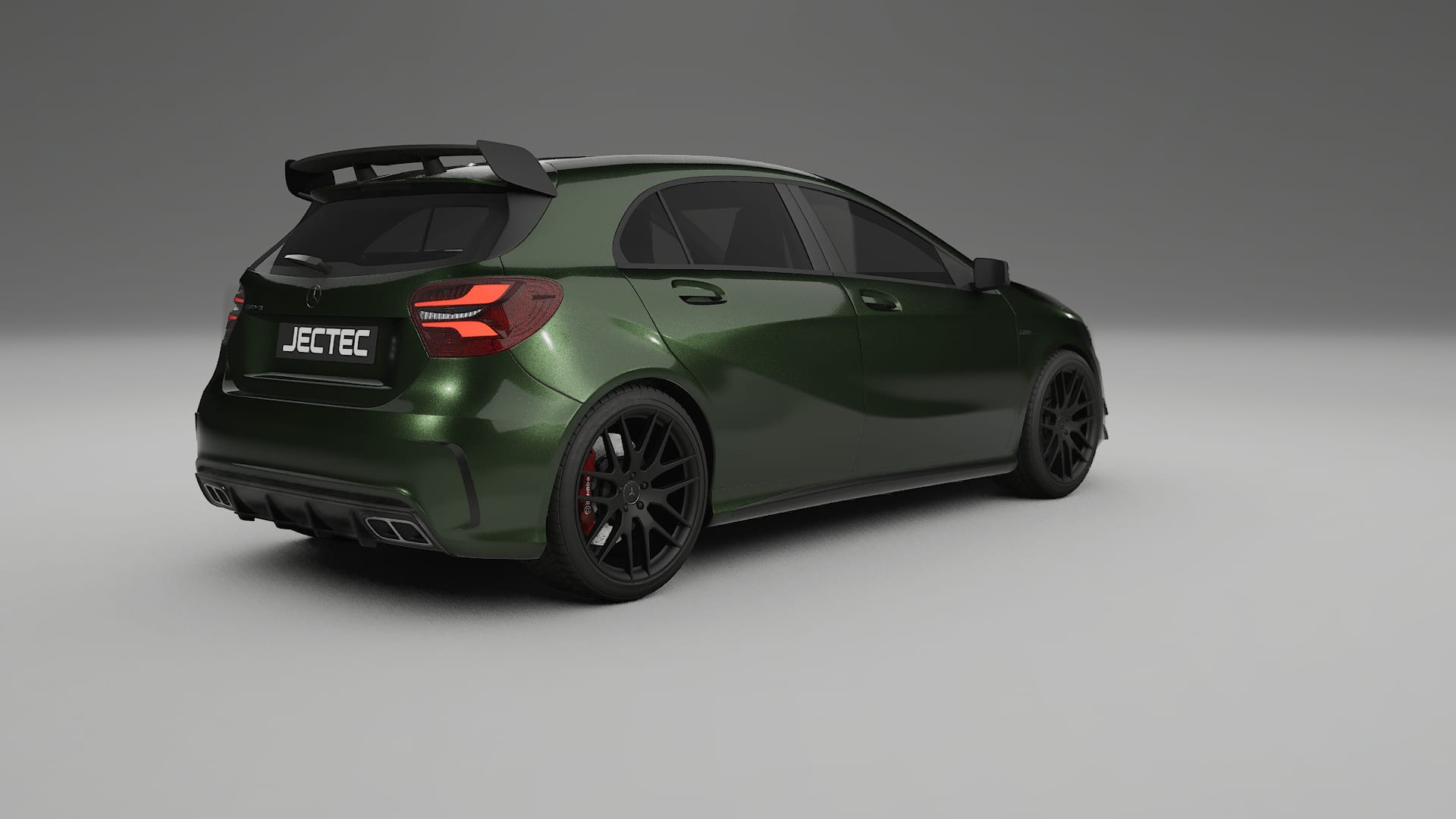 Mercedes A45 AMG W176 TPU Lackskyddsfilm | LAGOON Färgskiftande PPF – Komplett Förskuret Kit