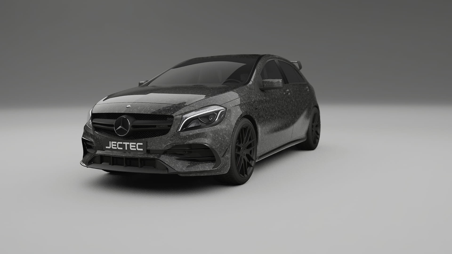 Mercedes A45 AMG W176 TPU Lackskyddsfilm | FORGED S Färgskiftande PPF – Komplett Förskuret Kit