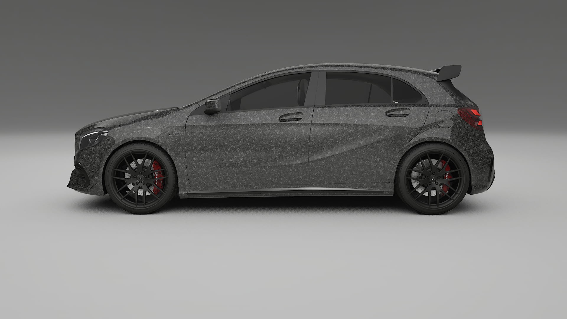 Mercedes A45 AMG W176 TPU Lackskyddsfilm | FORGED S Färgskiftande PPF – Komplett Förskuret Kit