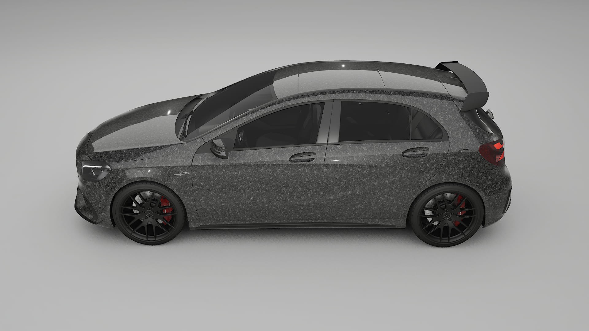 Mercedes A45 AMG W176 TPU Lackskyddsfilm | FORGED S Färgskiftande PPF – Komplett Förskuret Kit
