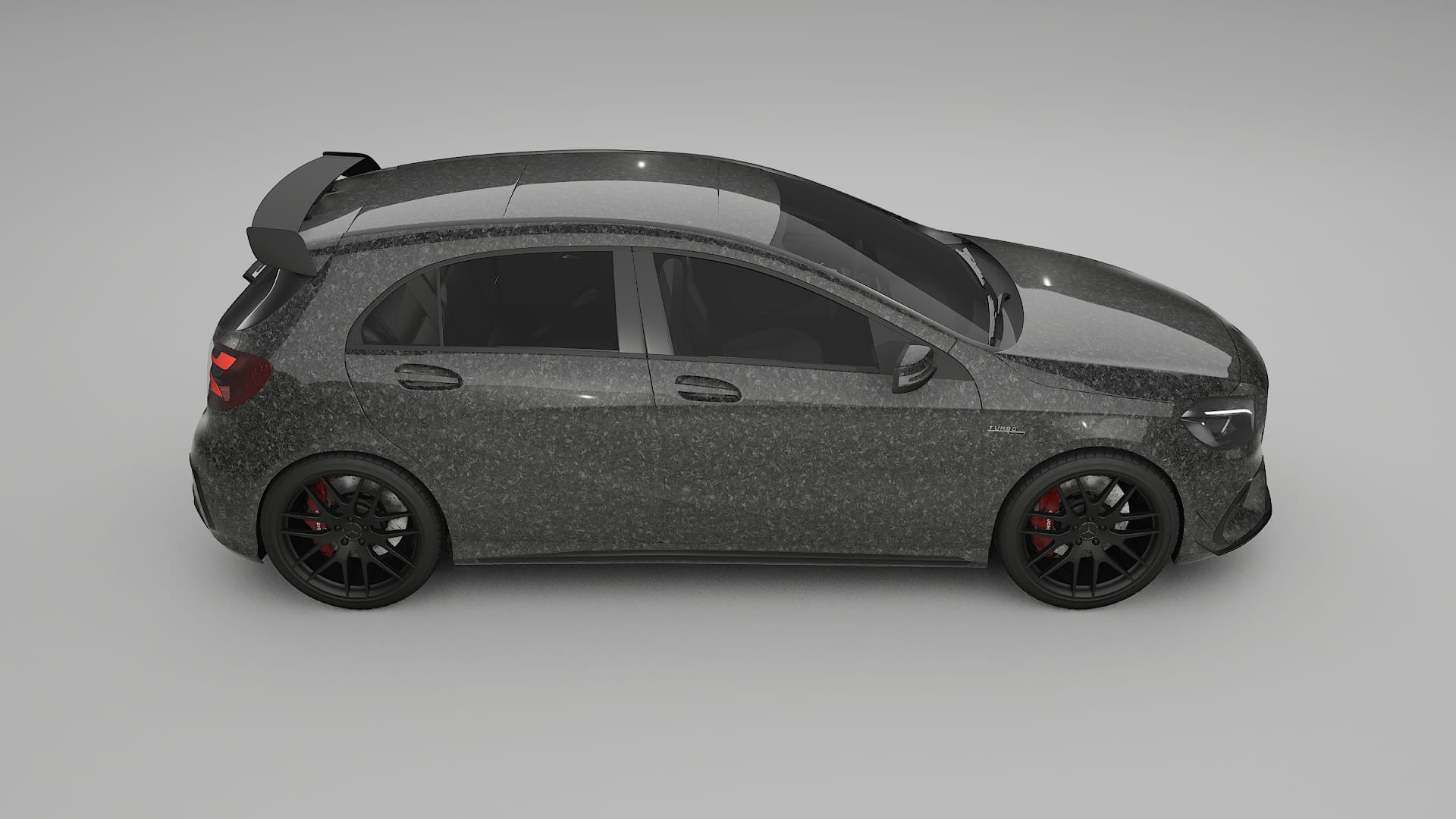 Mercedes A45 AMG W176 TPU Lackskyddsfilm | FORGED S Färgskiftande PPF – Komplett Förskuret Kit
