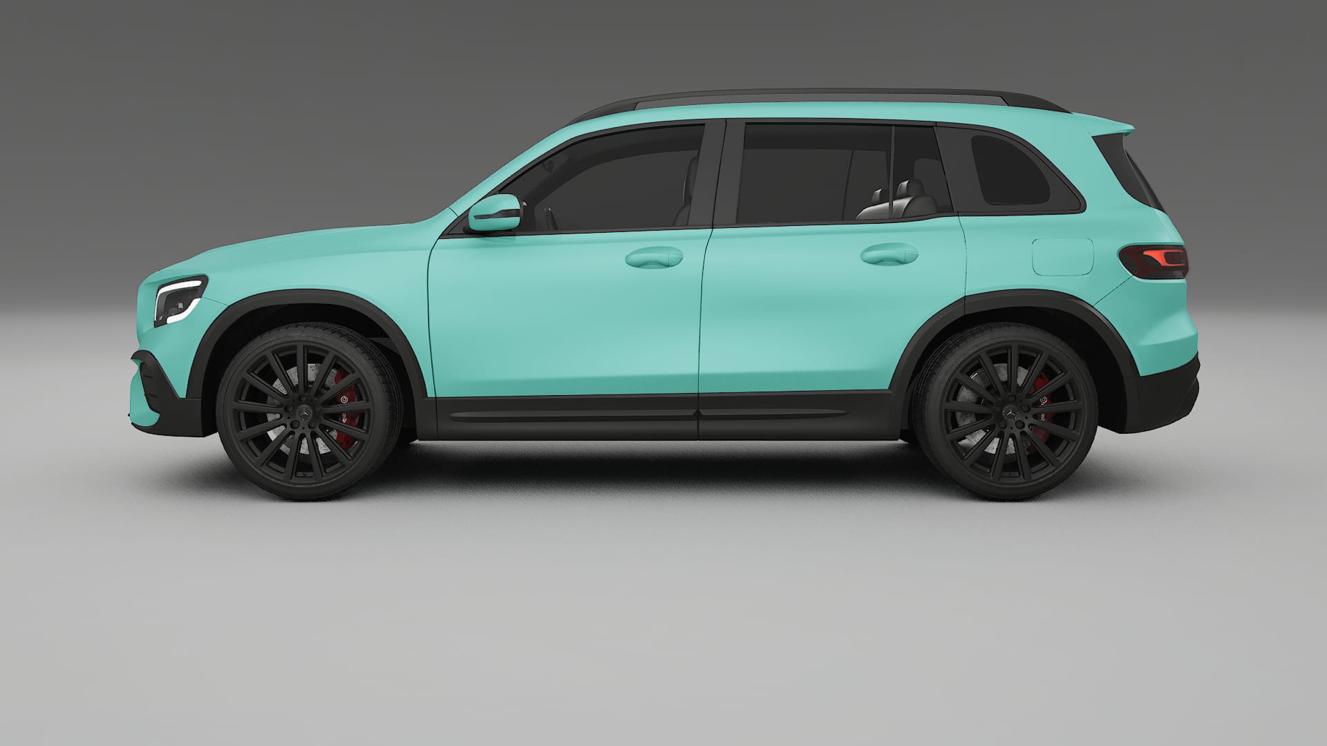 Mercedes AMG GLB TPU Lackskyddsfilm | FROST Färgskiftande PPF – Komplett Förskuret Kit