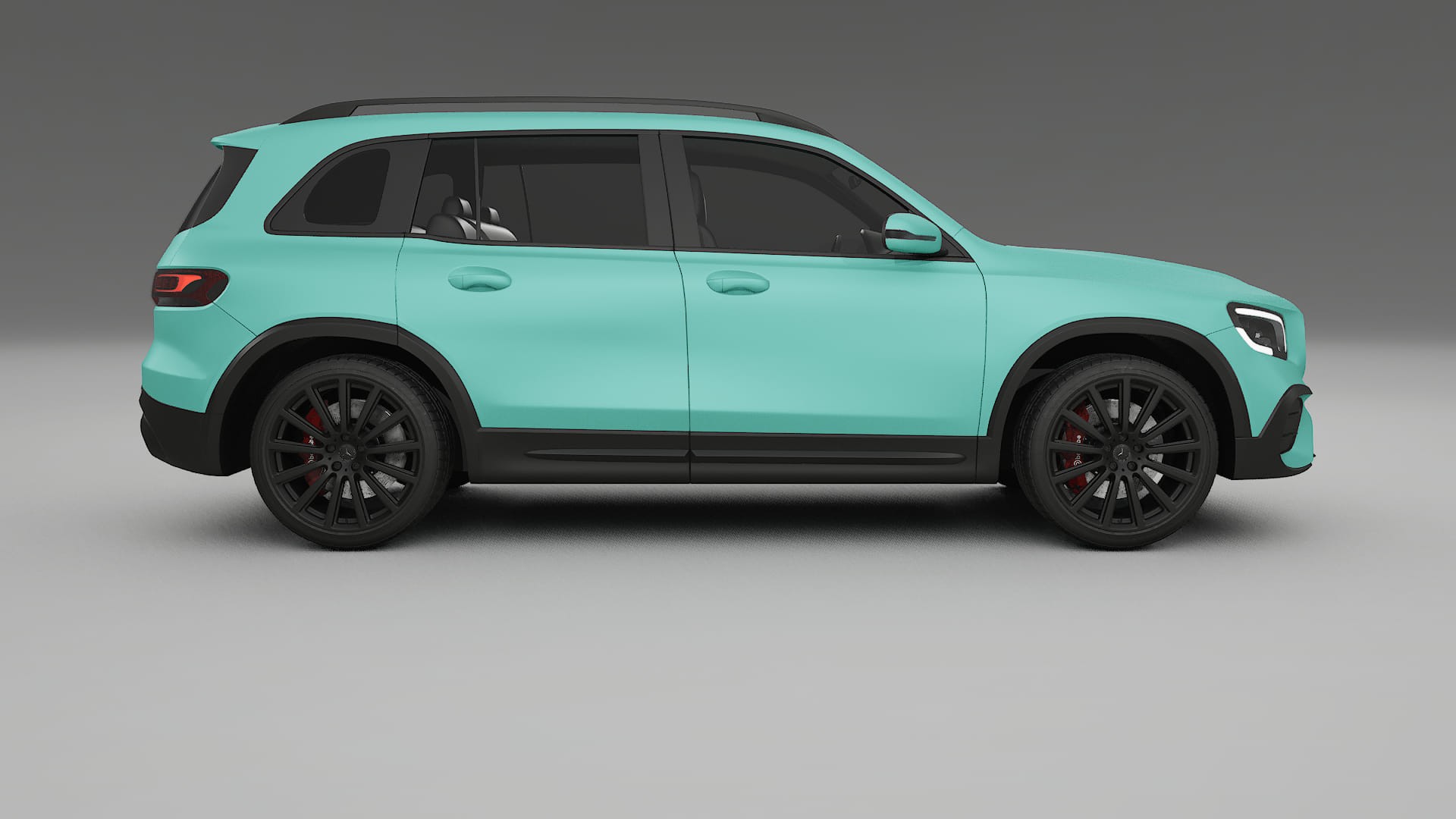 Mercedes AMG GLB TPU Lackskyddsfilm | FROST Färgskiftande PPF – Komplett Förskuret Kit