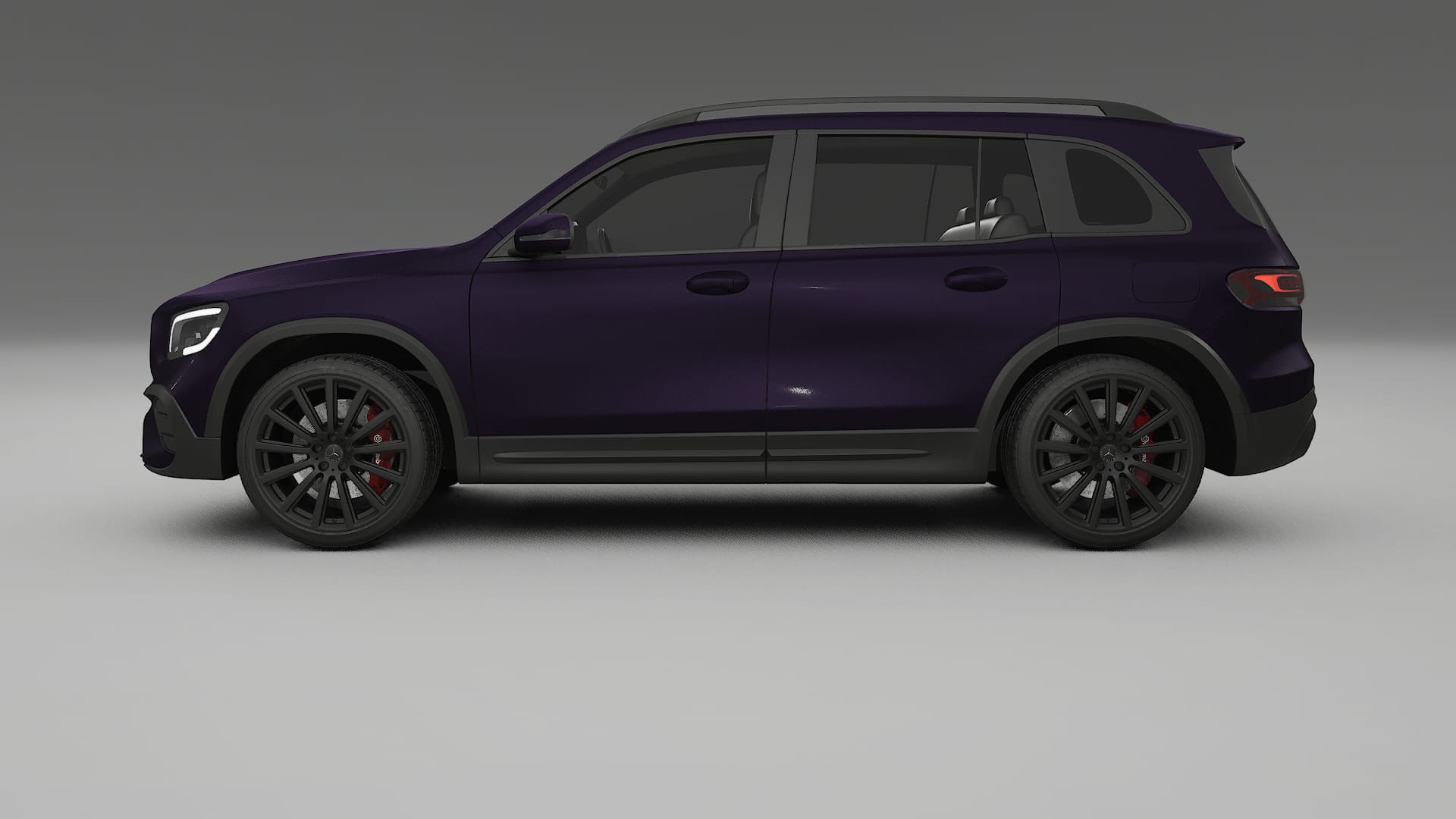 Mercedes AMG GLB TPU Lackskyddsfilm | VIOLET Färgskiftande PPF – Komplett Förskuret Kit