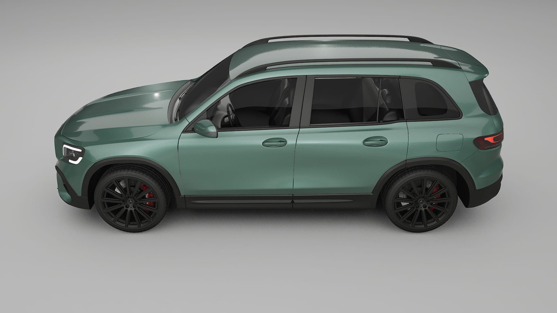 Mercedes AMG GLB TPU Lackskyddsfilm | EVERGREEN Färgskiftande PPF – Komplett Förskuret Kit