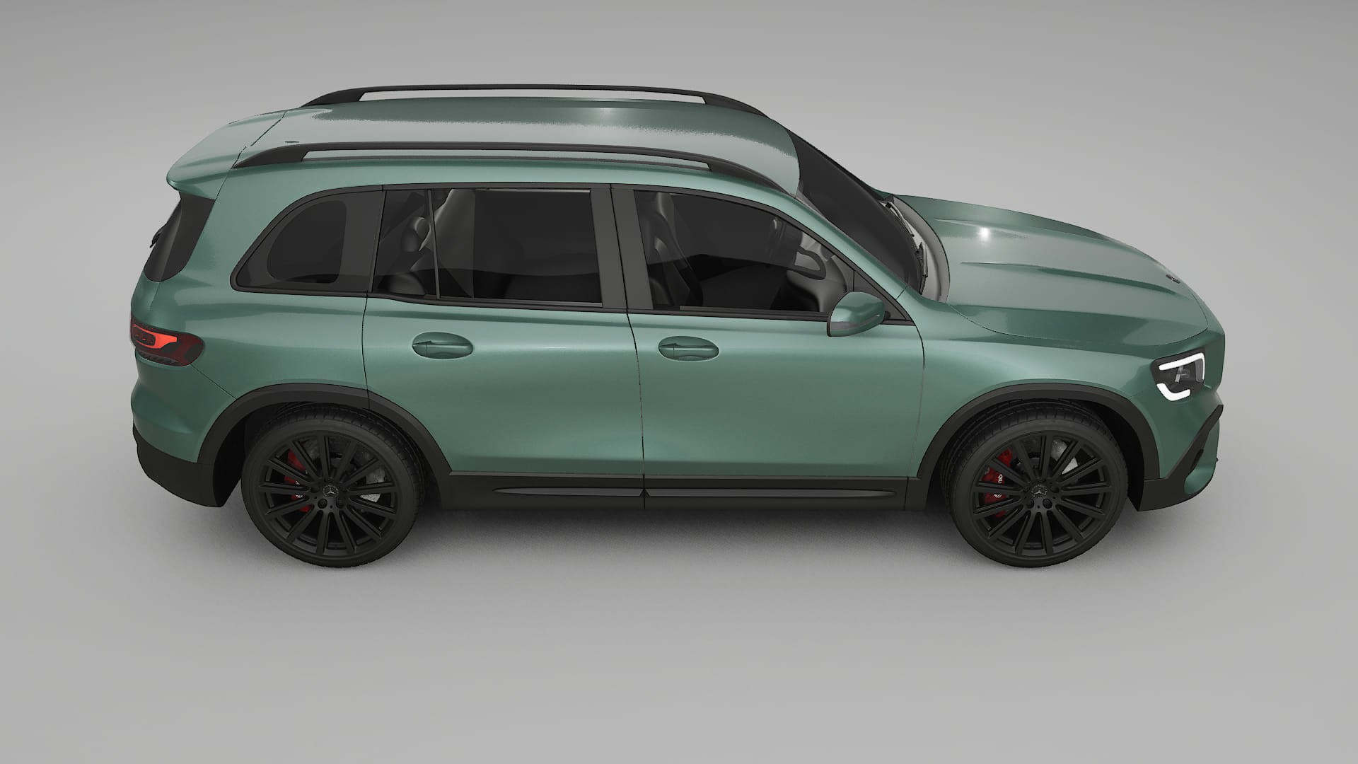 Mercedes AMG GLB TPU Lackskyddsfilm | EVERGREEN Färgskiftande PPF – Komplett Förskuret Kit