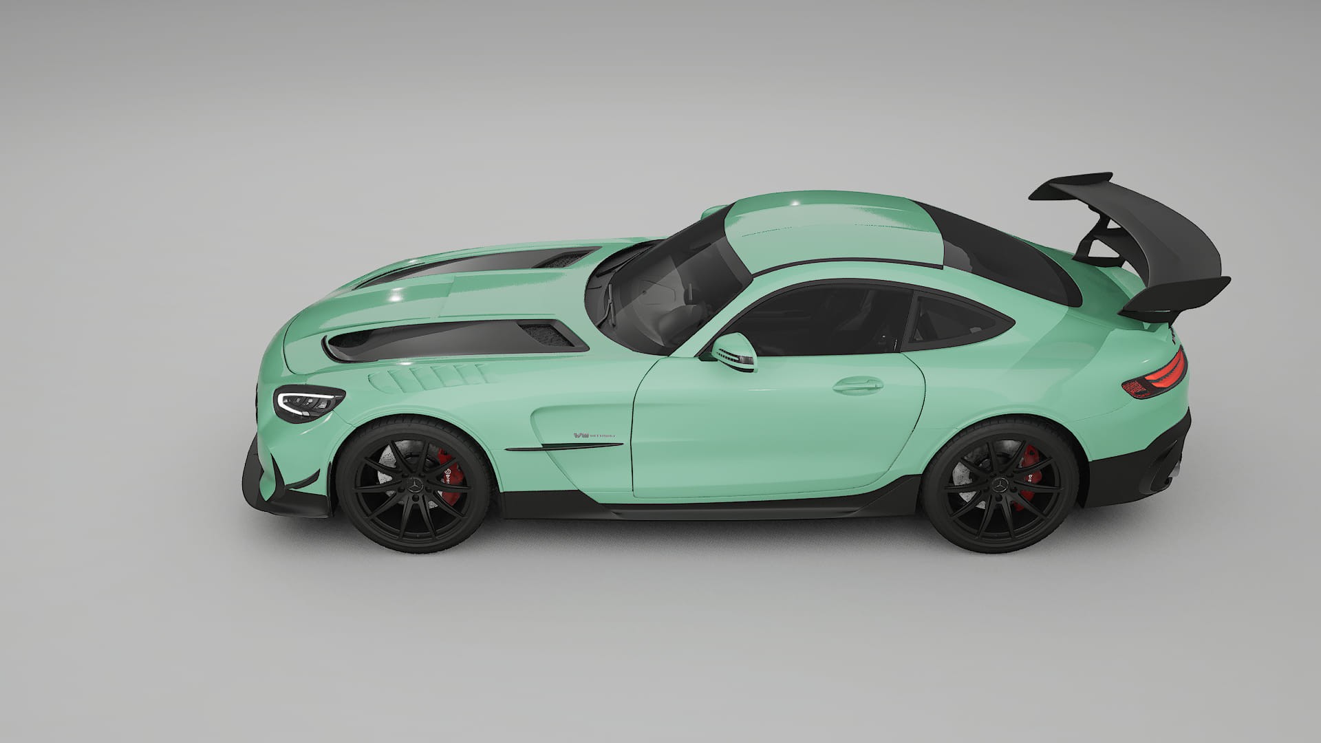 Mercedes AMG GT Black Series C192 Coupe TPU Lackskyddsfilm | DUSTY Färgskiftande PPF – Komplett Förskuret Kit