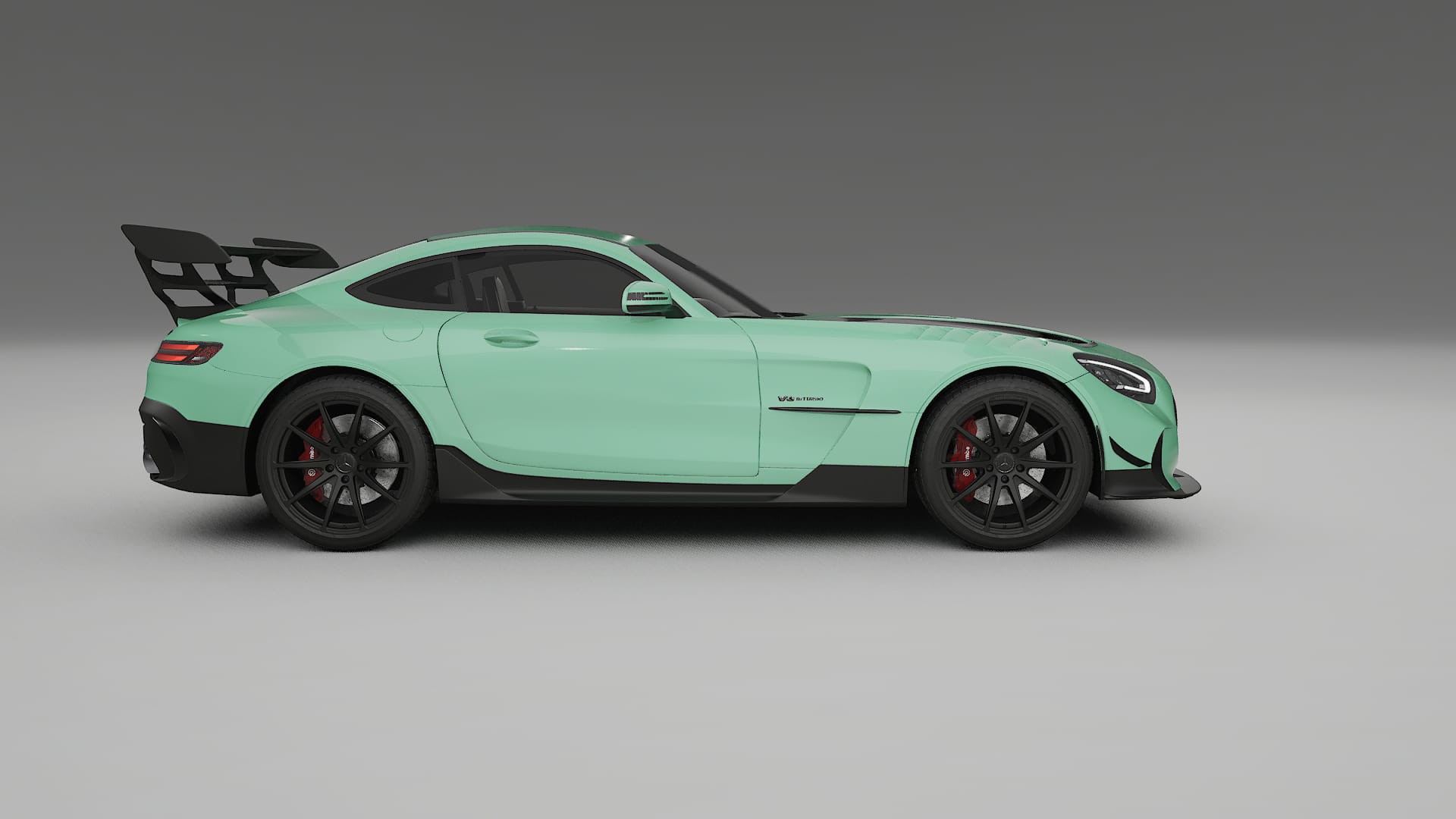 Mercedes AMG GT Black Series C192 Coupe TPU Lackskyddsfilm | DUSTY Färgskiftande PPF – Komplett Förskuret Kit