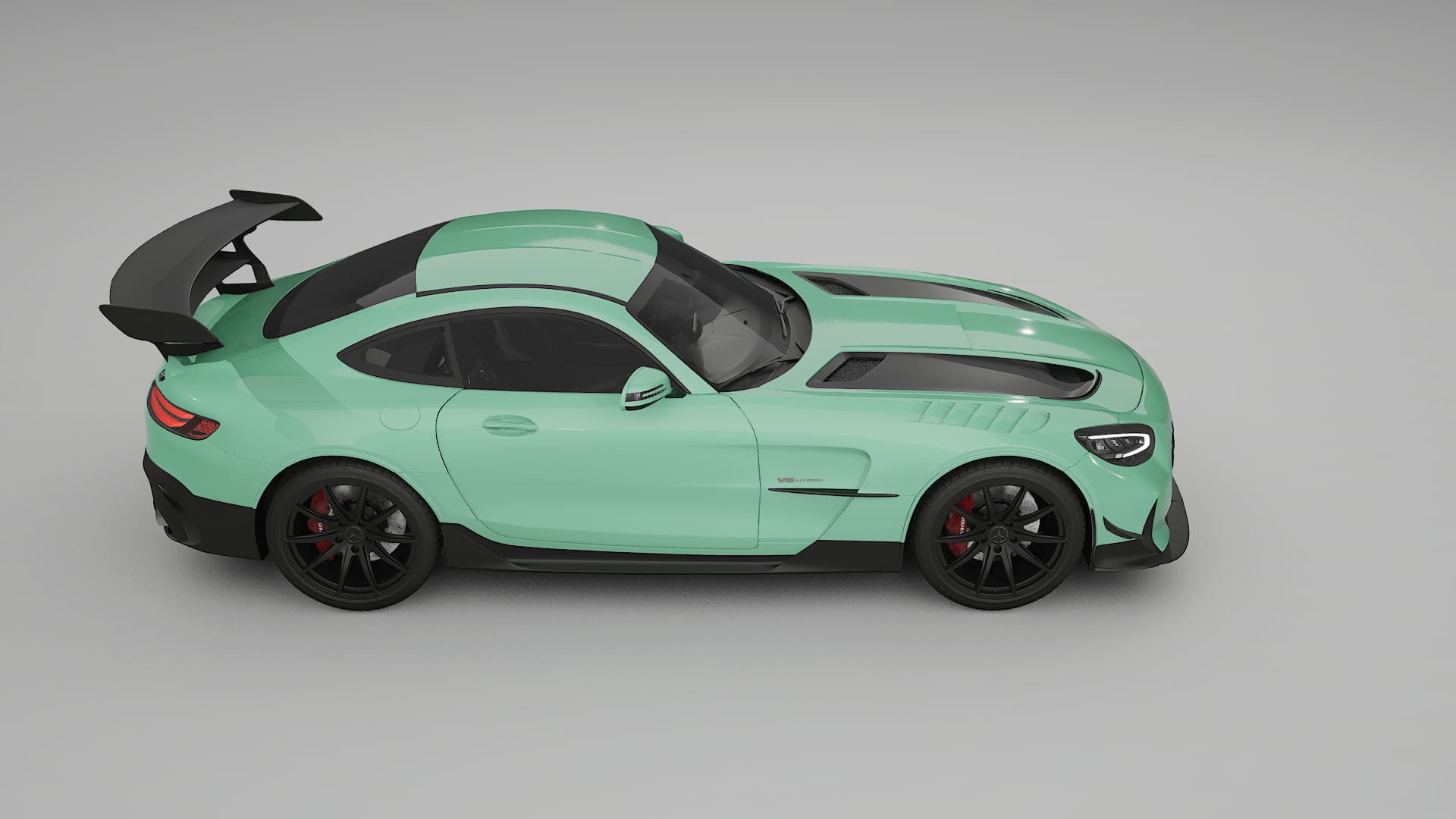 Mercedes AMG GT Black Series C192 Coupe TPU Lackskyddsfilm | DUSTY Färgskiftande PPF – Komplett Förskuret Kit