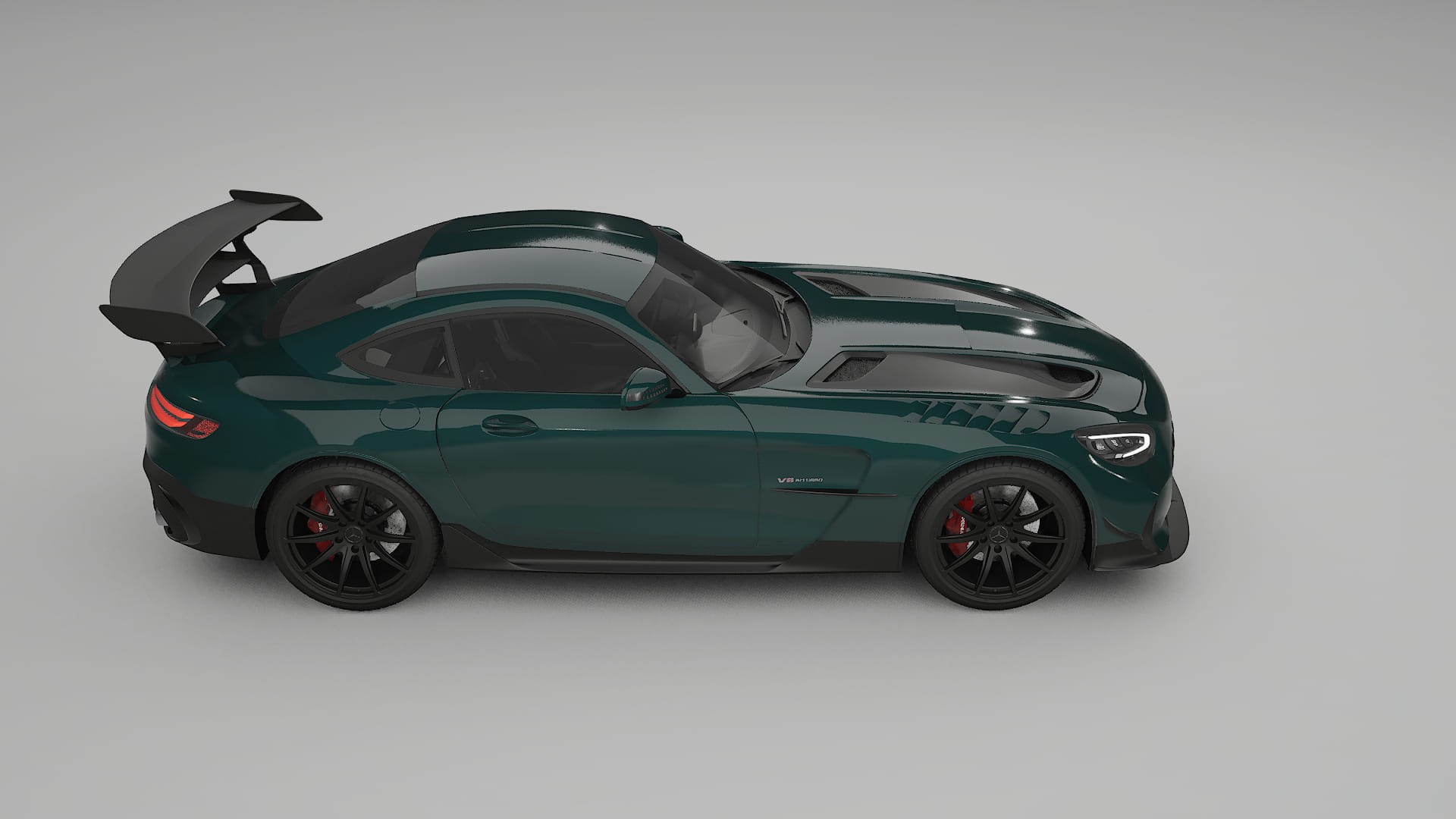 Mercedes AMG GT Black Series C192 Coupe TPU Lackskyddsfilm | INFERNO Färgskiftande PPF – Komplett Förskuret Kit