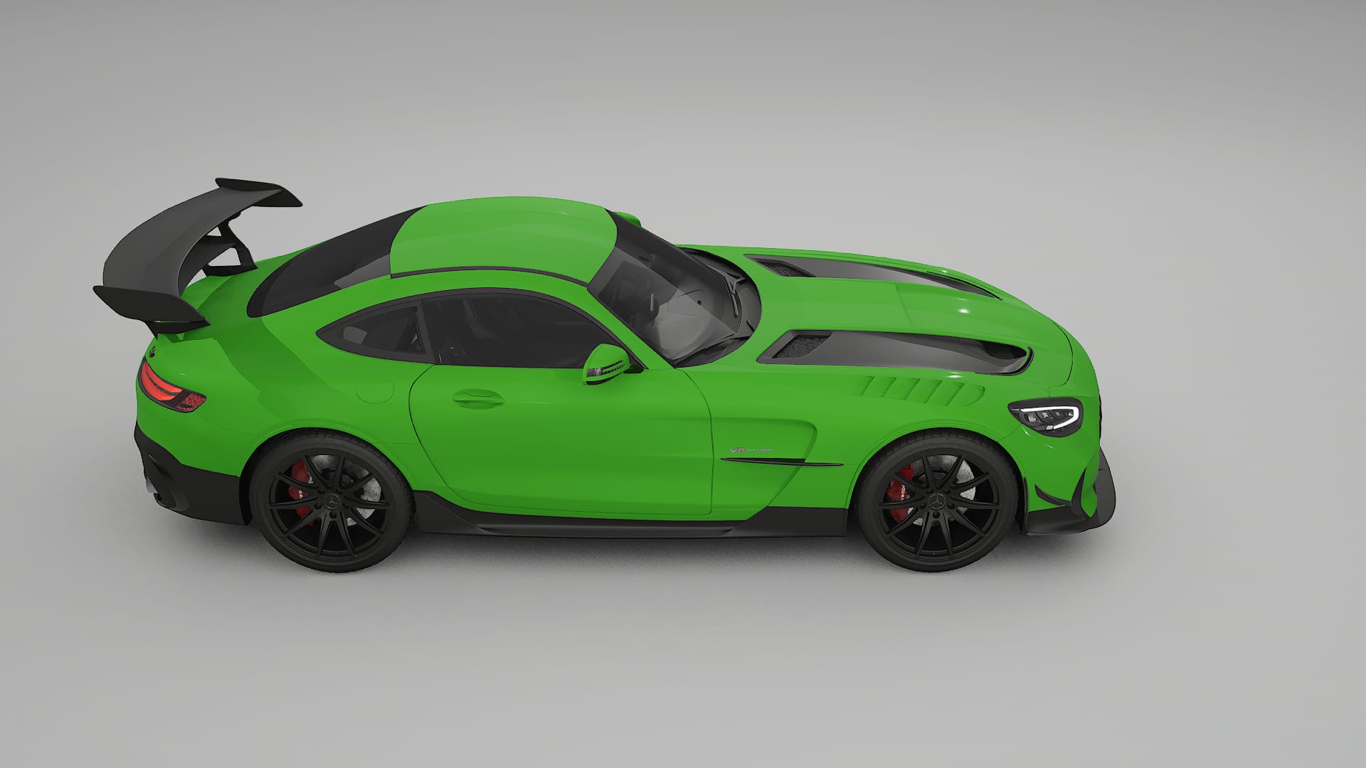 Mercedes AMG GT Black Series C192 Coupe TPU Lackskyddsfilm | VENOM Färgskiftande PPF – Komplett Förskuret Kit