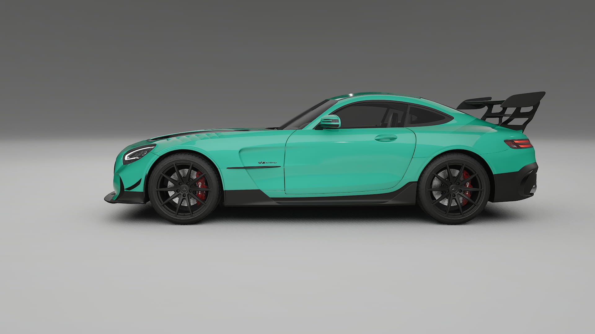 Mercedes AMG GT Black Series C192 Coupe TPU Lackskyddsfilm | JEWEL Färgskiftande PPF – Komplett Förskuret Kit