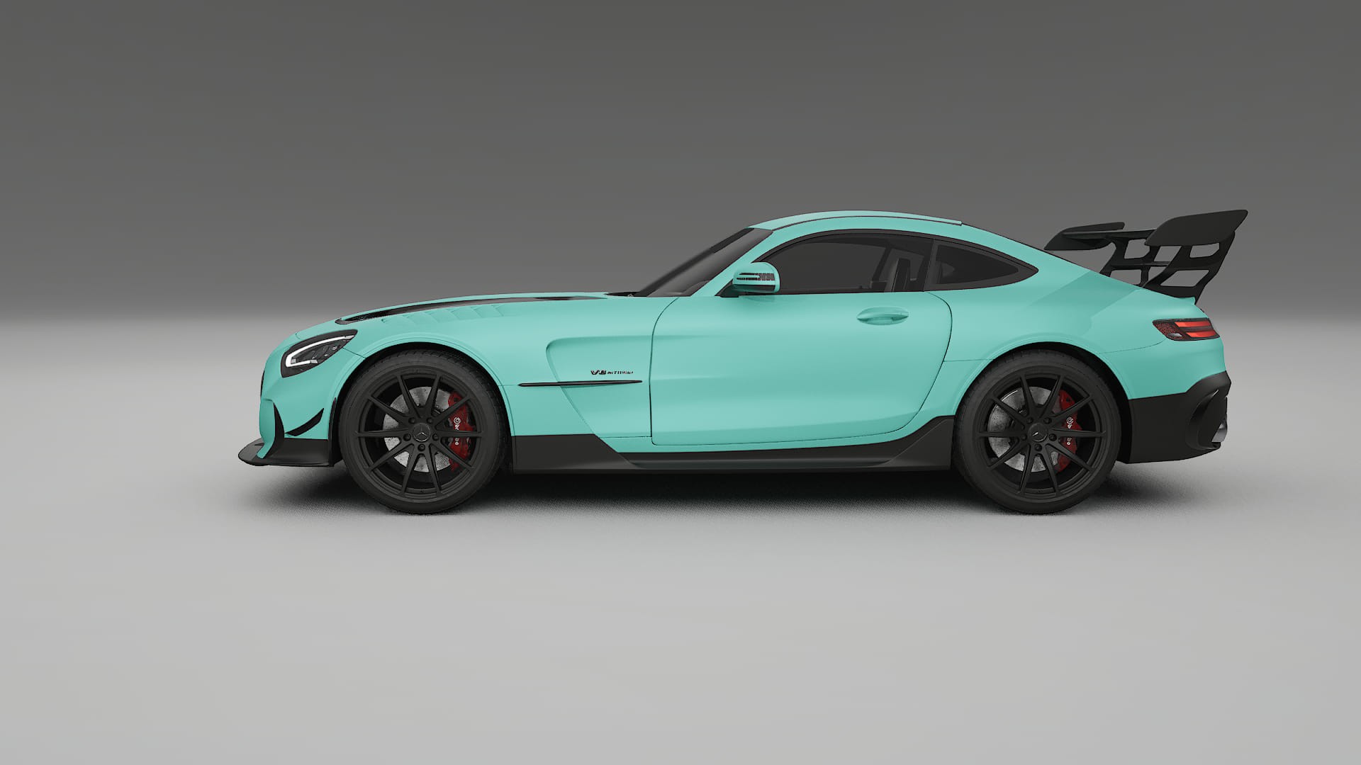 Mercedes AMG GT Black Series C192 Coupe TPU Lackskyddsfilm | FROST Färgskiftande PPF – Komplett Förskuret Kit
