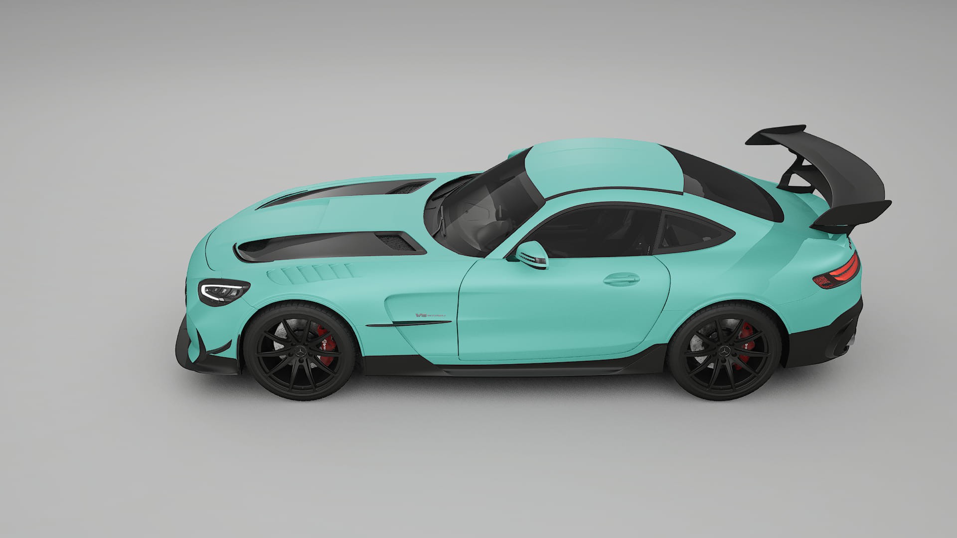 Mercedes AMG GT Black Series C192 Coupe TPU Lackskyddsfilm | FROST Färgskiftande PPF – Komplett Förskuret Kit