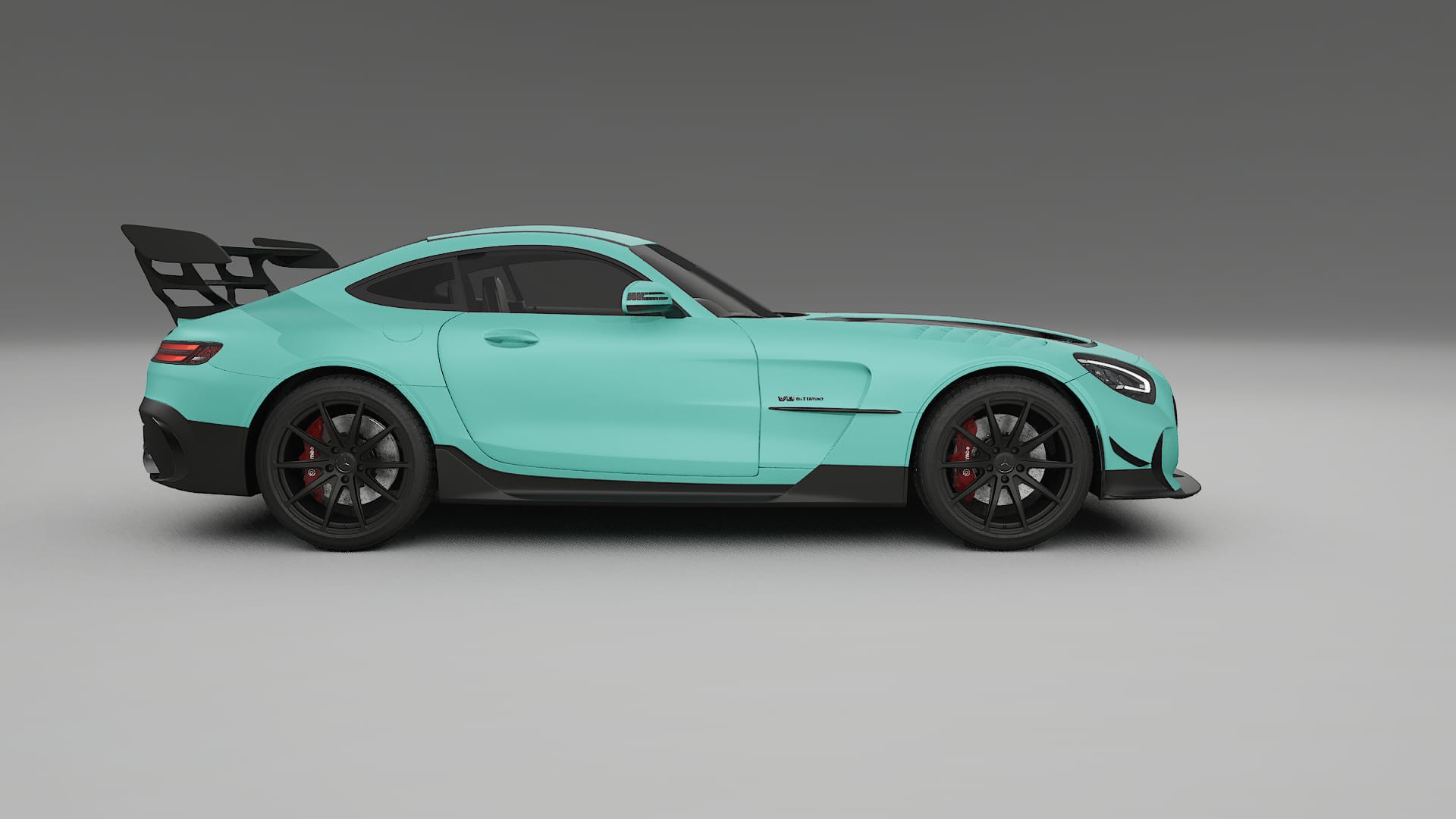 Mercedes AMG GT Black Series C192 Coupe TPU Lackskyddsfilm | FROST Färgskiftande PPF – Komplett Förskuret Kit