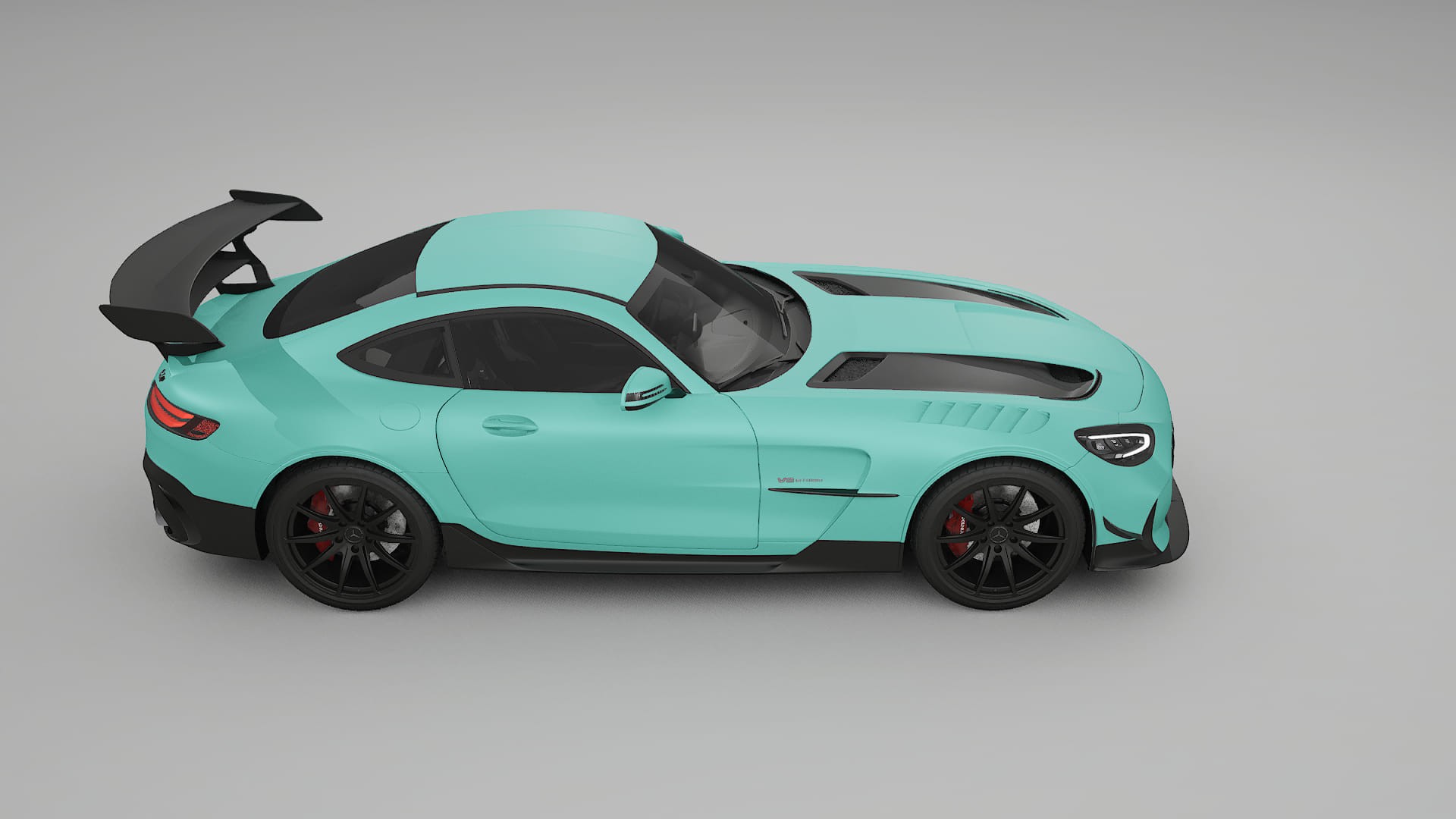 Mercedes AMG GT Black Series C192 Coupe TPU Lackskyddsfilm | FROST Färgskiftande PPF – Komplett Förskuret Kit