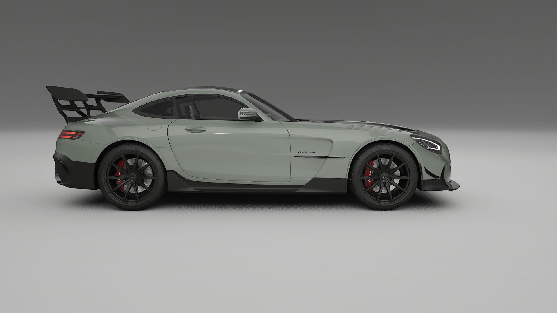 Mercedes AMG GT Black Series C192 Coupe TPU Lackskyddsfilm | SLATE Färgskiftande PPF – Komplett Förskuret Kit