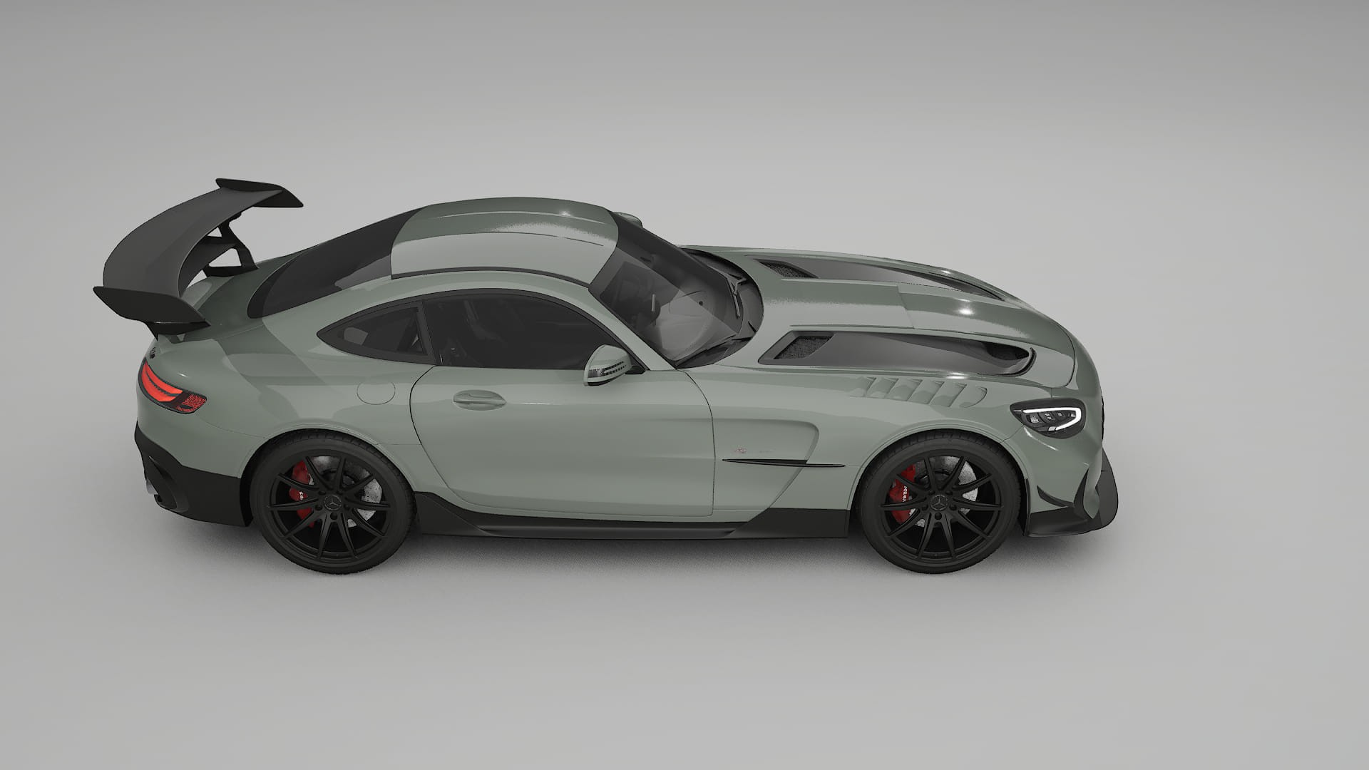 Mercedes AMG GT Black Series C192 Coupe TPU Lackskyddsfilm | SLATE Färgskiftande PPF – Komplett Förskuret Kit