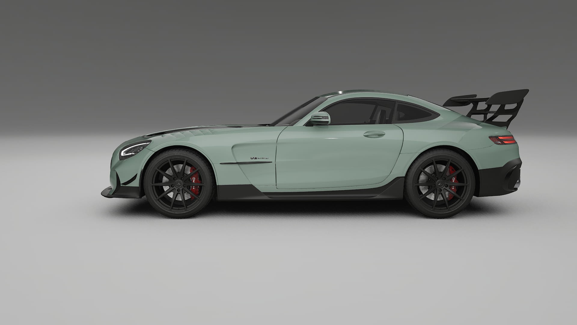 Mercedes AMG GT Black Series C192 Coupe TPU Lackskyddsfilm | CINDER Färgskiftande PPF – Komplett Förskuret Kit