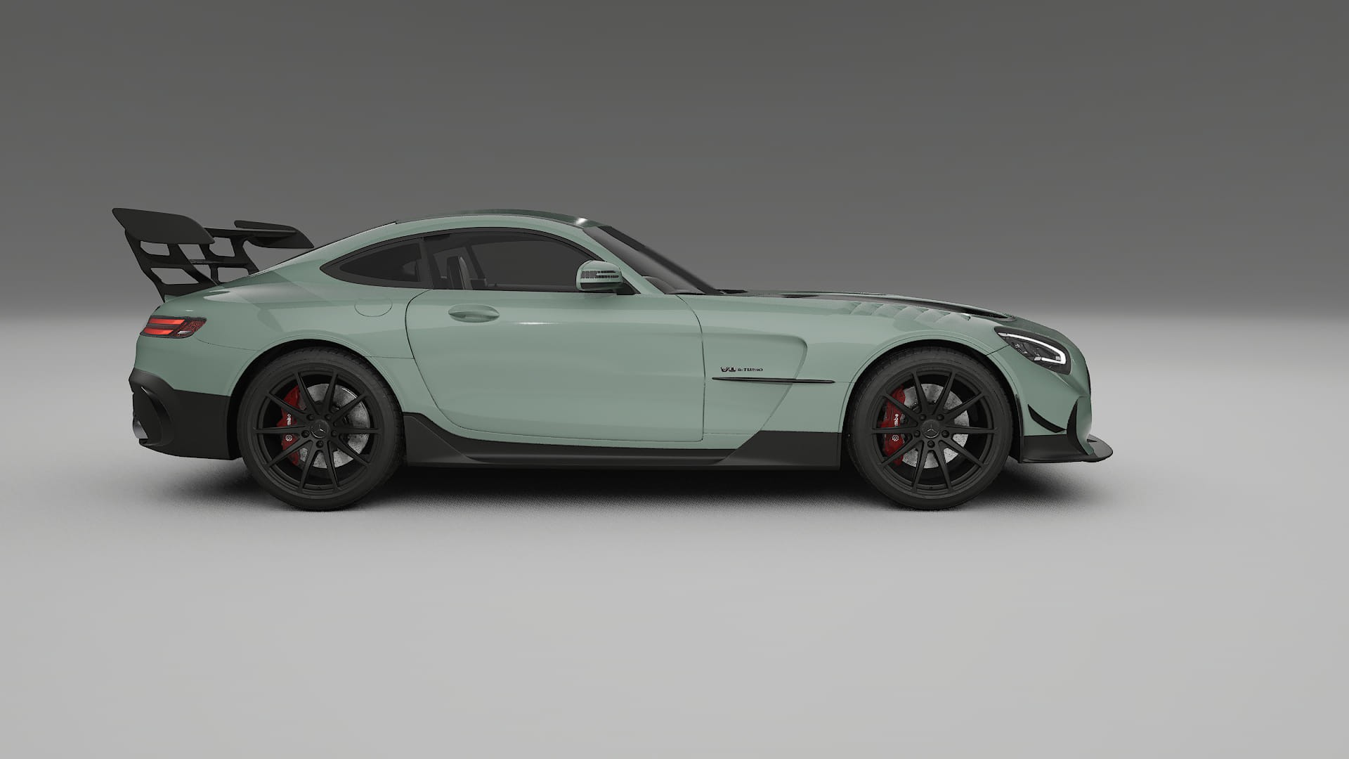 Mercedes AMG GT Black Series C192 Coupe TPU Lackskyddsfilm | CINDER Färgskiftande PPF – Komplett Förskuret Kit