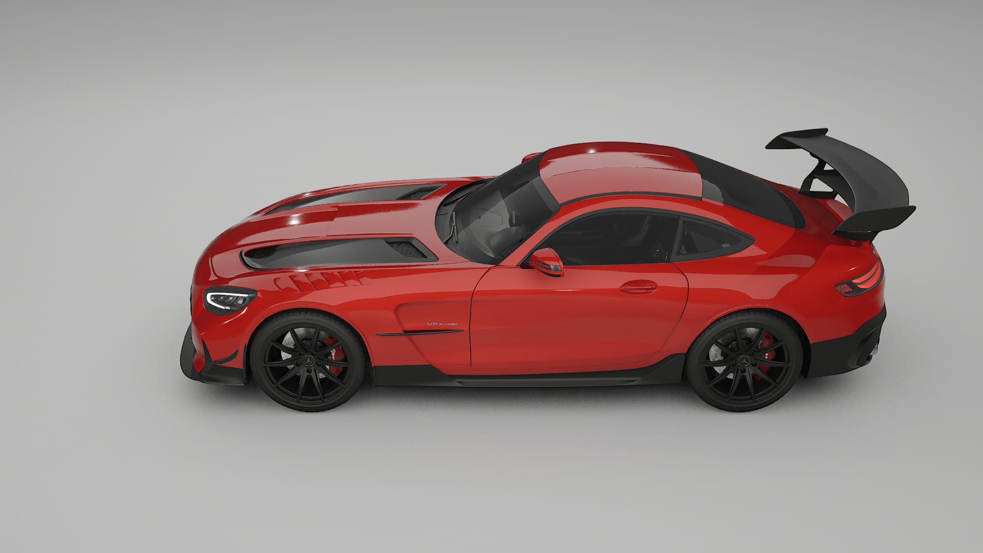 Mercedes AMG GT Black Series C192 Coupe TPU Lackskyddsfilm | BLAZE Färgskiftande PPF – Komplett Förskuret Kit