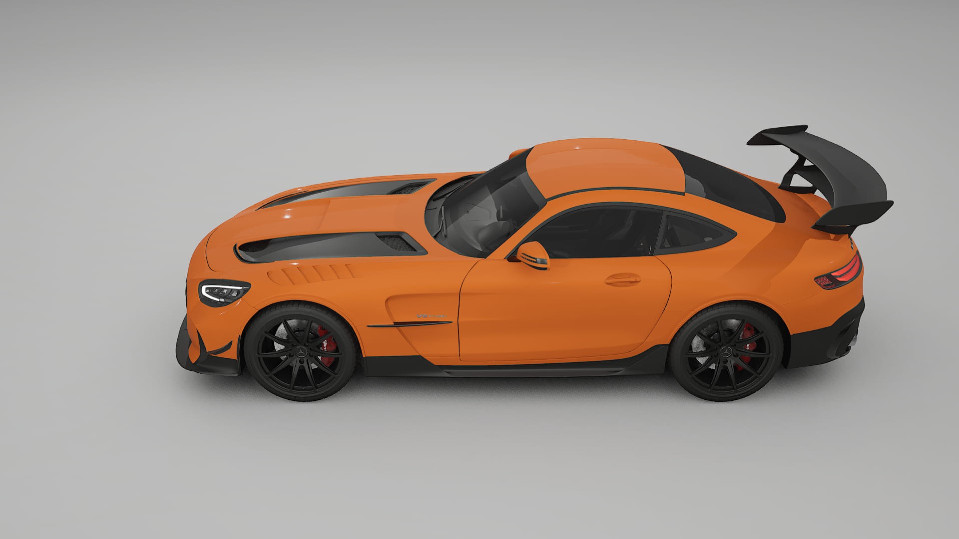 Mercedes AMG GT Black Series C192 Coupe TPU Lackskyddsfilm | ROCKET Färgskiftande PPF – Komplett Förskuret Kit