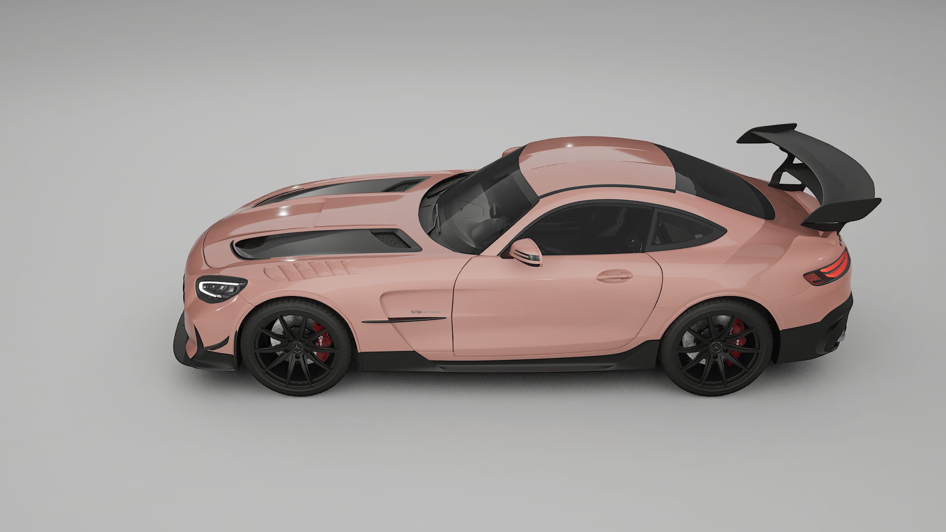 Mercedes AMG GT Black Series C192 Coupe TPU Lackskyddsfilm | BLUSH Färgskiftande PPF – Komplett Förskuret Kit