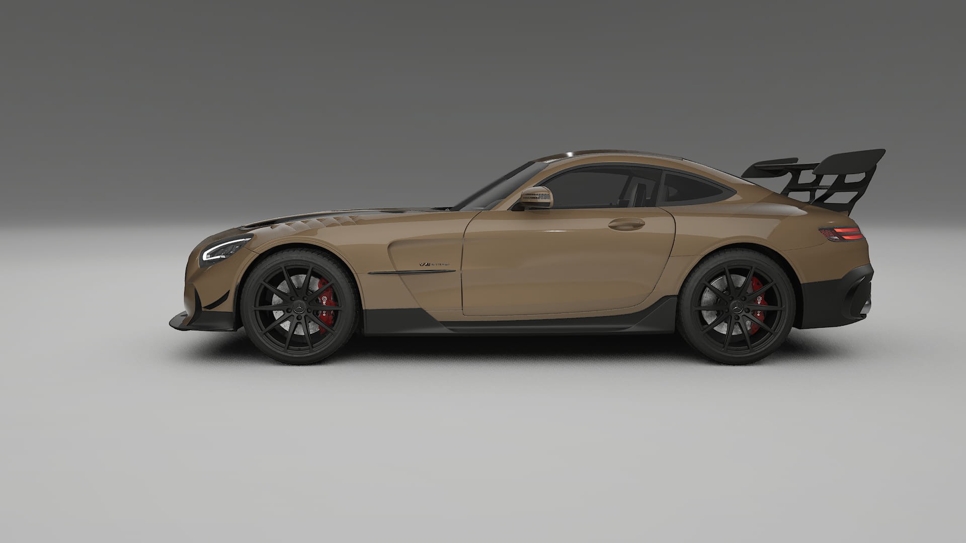 Mercedes AMG GT Black Series C192 Coupe TPU Lackskyddsfilm | SAHARA Färgskiftande PPF – Komplett Förskuret Kit