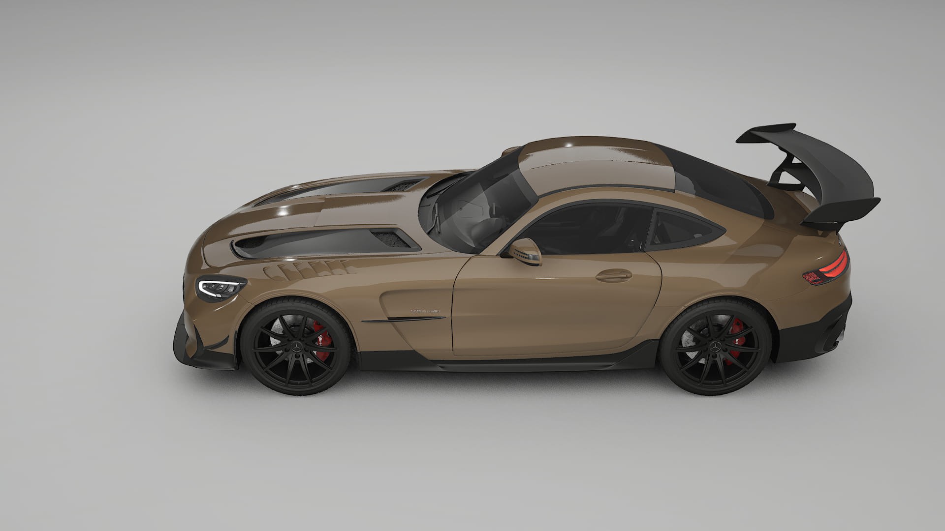 Mercedes AMG GT Black Series C192 Coupe TPU Lackskyddsfilm | SAHARA Färgskiftande PPF – Komplett Förskuret Kit