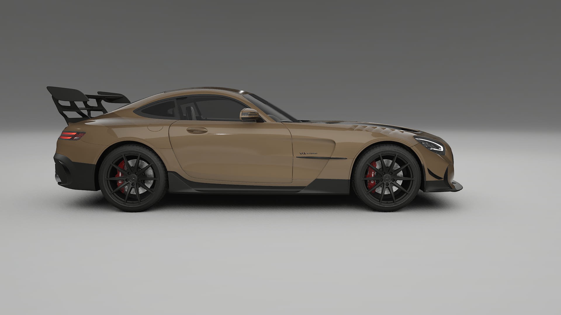 Mercedes AMG GT Black Series C192 Coupe TPU Lackskyddsfilm | SAHARA Färgskiftande PPF – Komplett Förskuret Kit