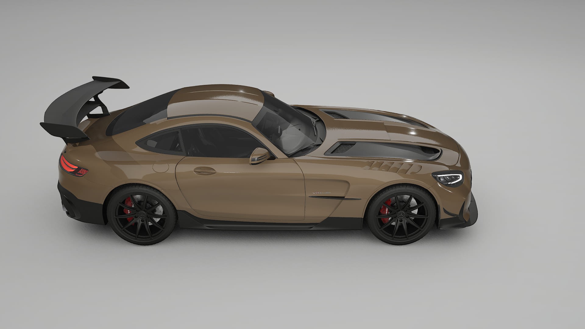 Mercedes AMG GT Black Series C192 Coupe TPU Lackskyddsfilm | SAHARA Färgskiftande PPF – Komplett Förskuret Kit
