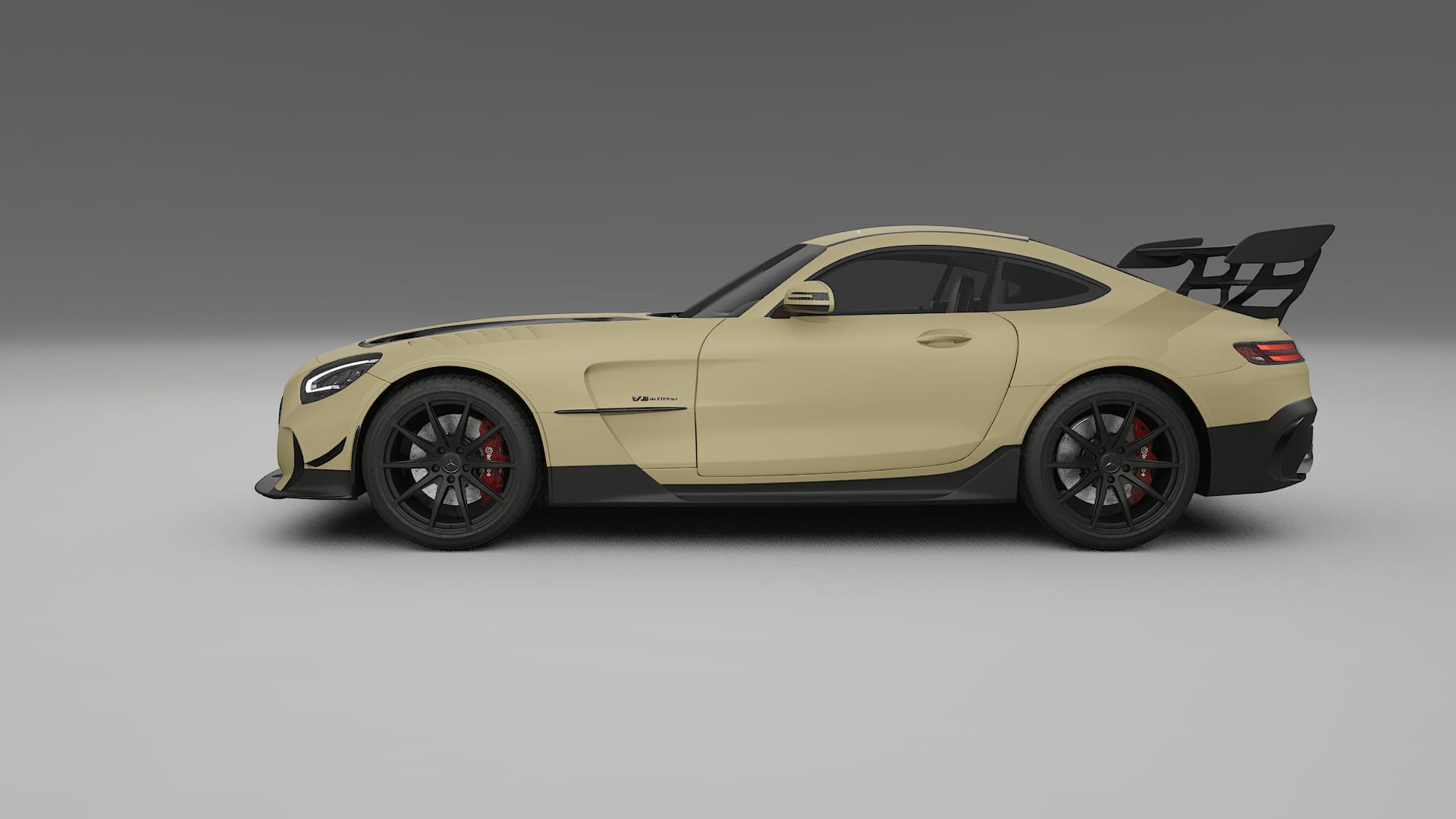 Mercedes AMG GT Black Series C192 Coupe TPU Lackskyddsfilm | SAND Färgskiftande PPF – Komplett Förskuret Kit