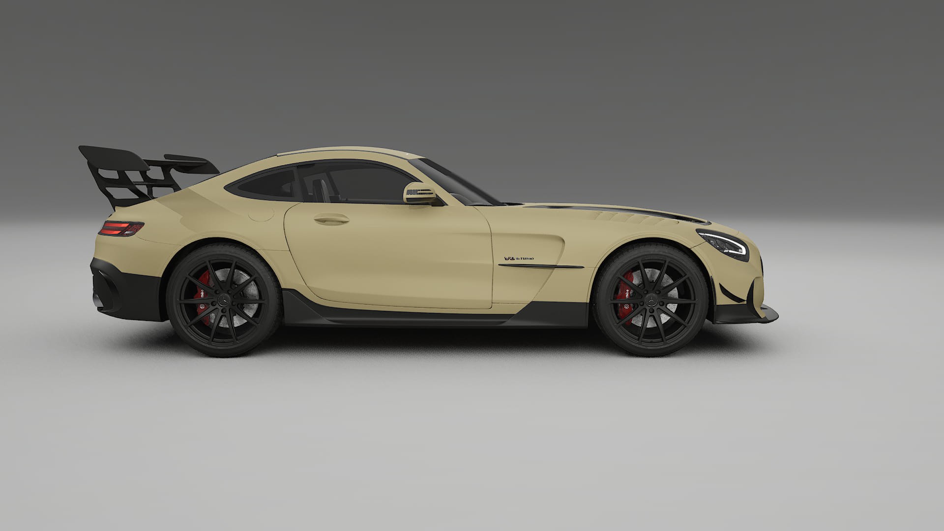Mercedes AMG GT Black Series C192 Coupe TPU Lackskyddsfilm | SAND Färgskiftande PPF – Komplett Förskuret Kit