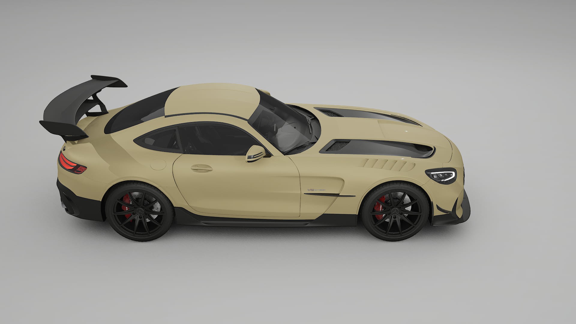 Mercedes AMG GT Black Series C192 Coupe TPU Lackskyddsfilm | SAND Färgskiftande PPF – Komplett Förskuret Kit
