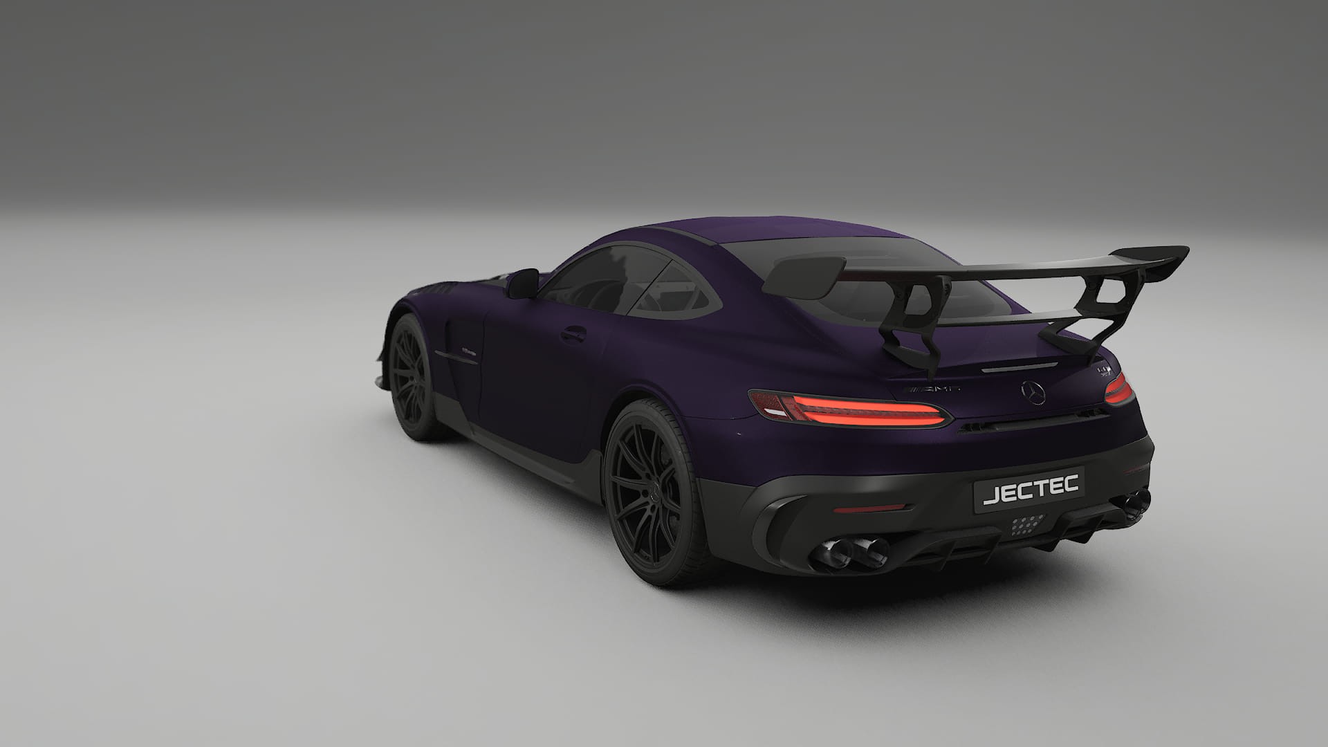 Mercedes AMG GT Black Series C192 Coupe TPU Lackskyddsfilm | VIOLET Färgskiftande PPF – Komplett Förskuret Kit