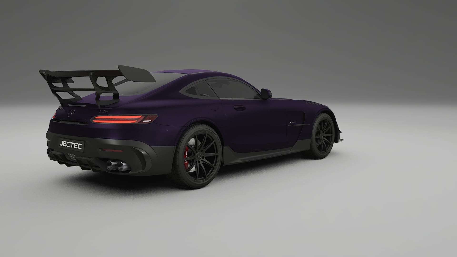 Mercedes AMG GT Black Series C192 Coupe TPU Lackskyddsfilm | VIOLET Färgskiftande PPF – Komplett Förskuret Kit