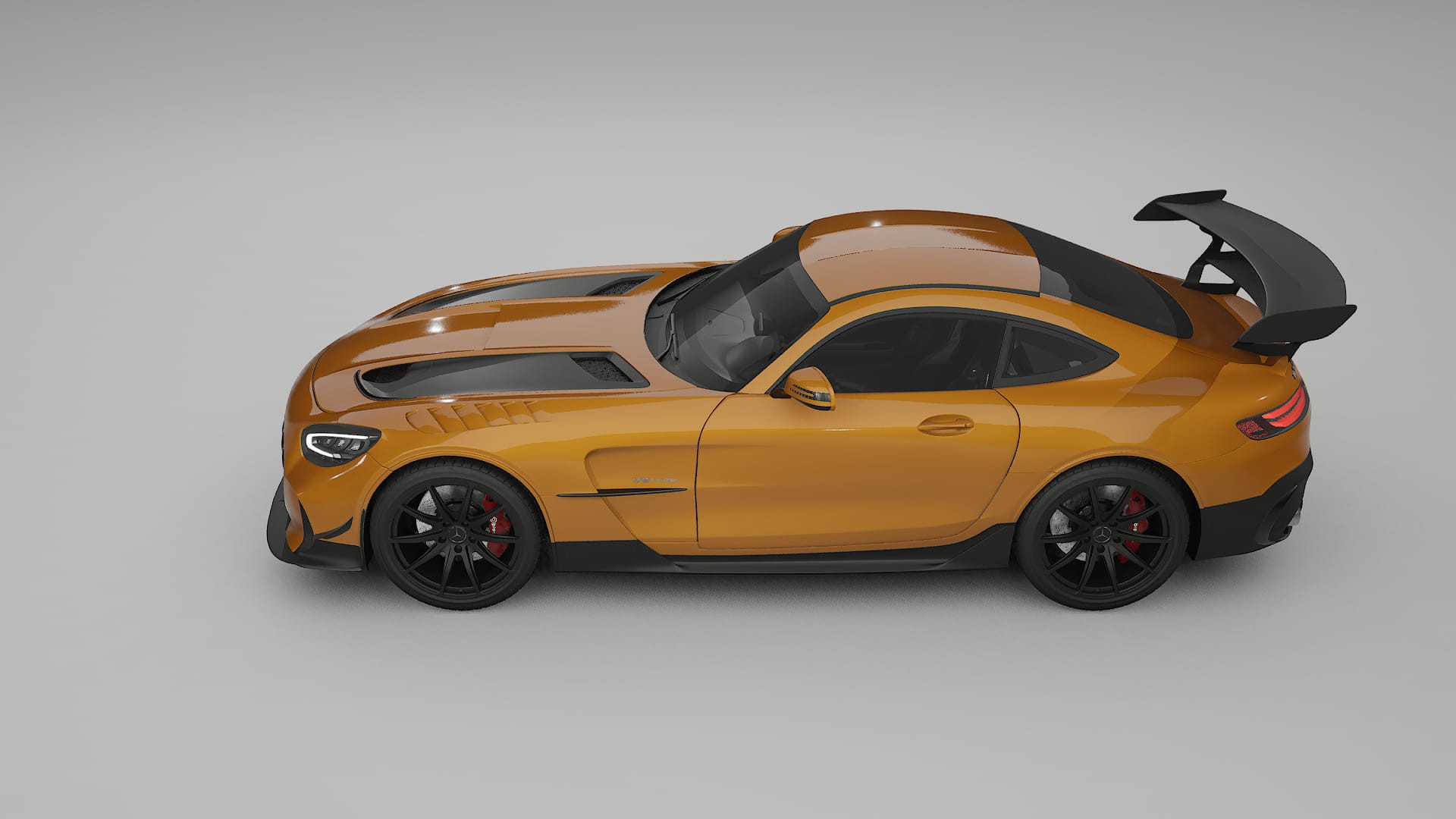 Mercedes AMG GT Black Series C192 Coupe TPU Lackskyddsfilm | DAISY Färgskiftande PPF – Komplett Förskuret Kit