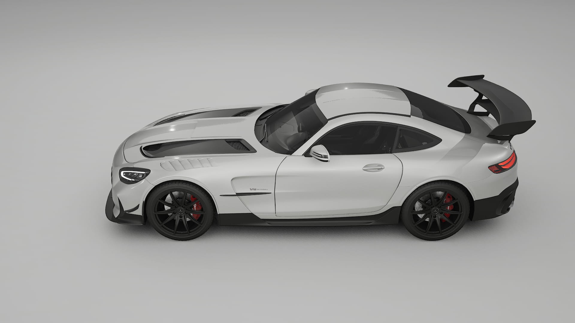 Mercedes AMG GT Black Series C192 Coupe TPU Lackskyddsfilm | PEARL Färgskiftande PPF – Komplett Förskuret Kit