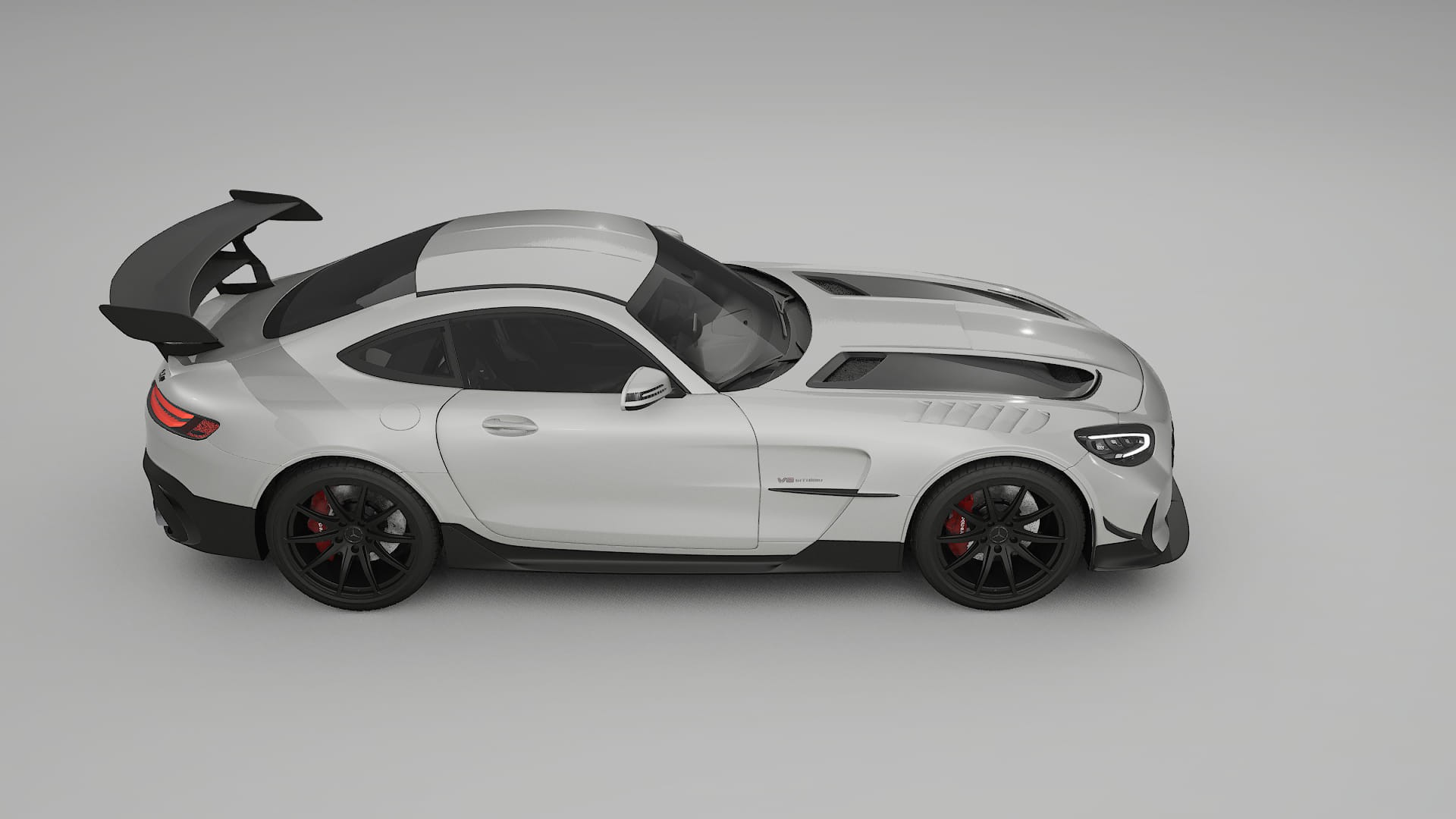 Mercedes AMG GT Black Series C192 Coupe TPU Lackskyddsfilm | PEARL Färgskiftande PPF – Komplett Förskuret Kit