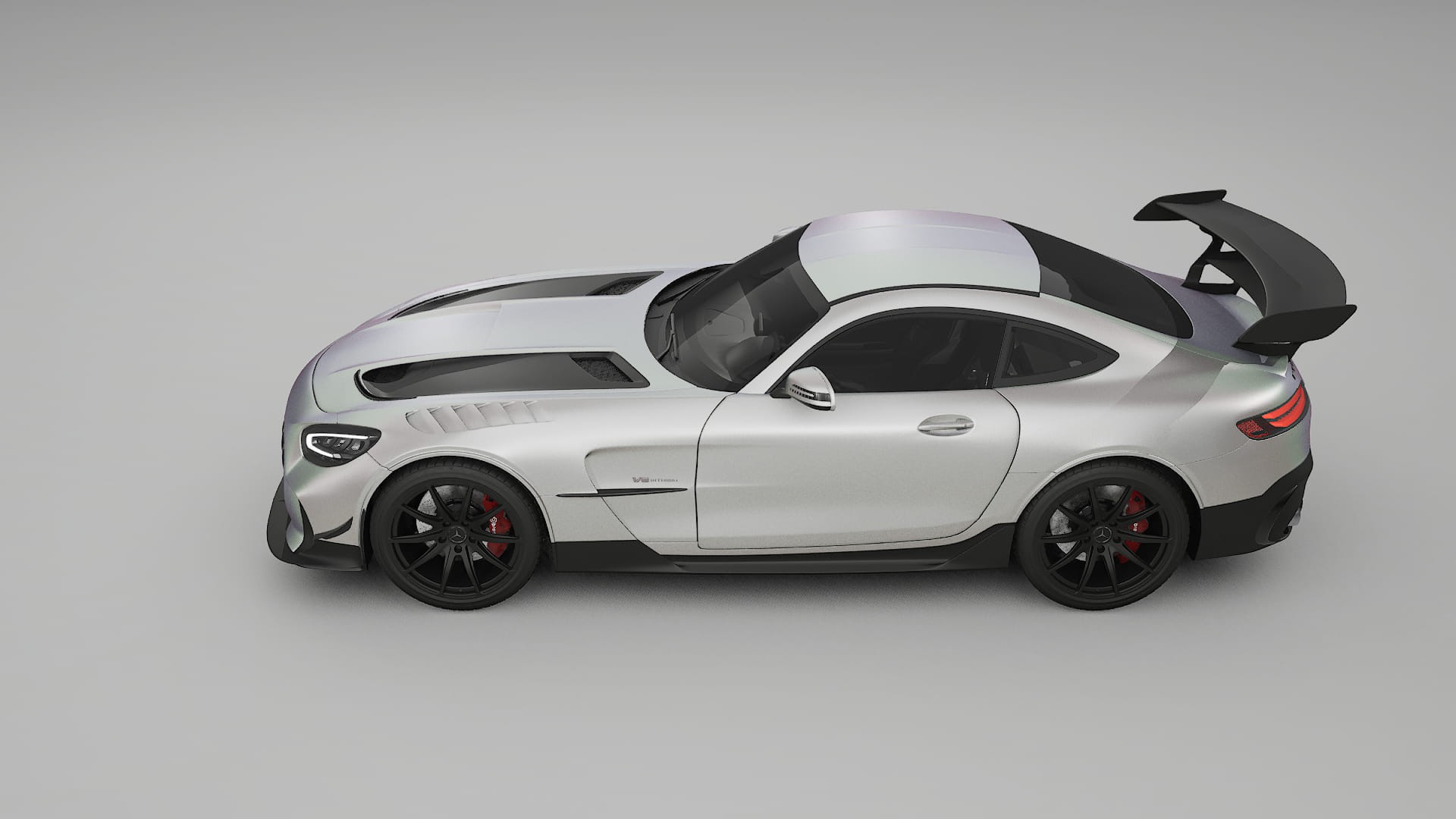 Mercedes AMG GT Black Series C192 Coupe TPU Lackskyddsfilm | NEBULA Färgskiftande PPF – Komplett Förskuret Kit