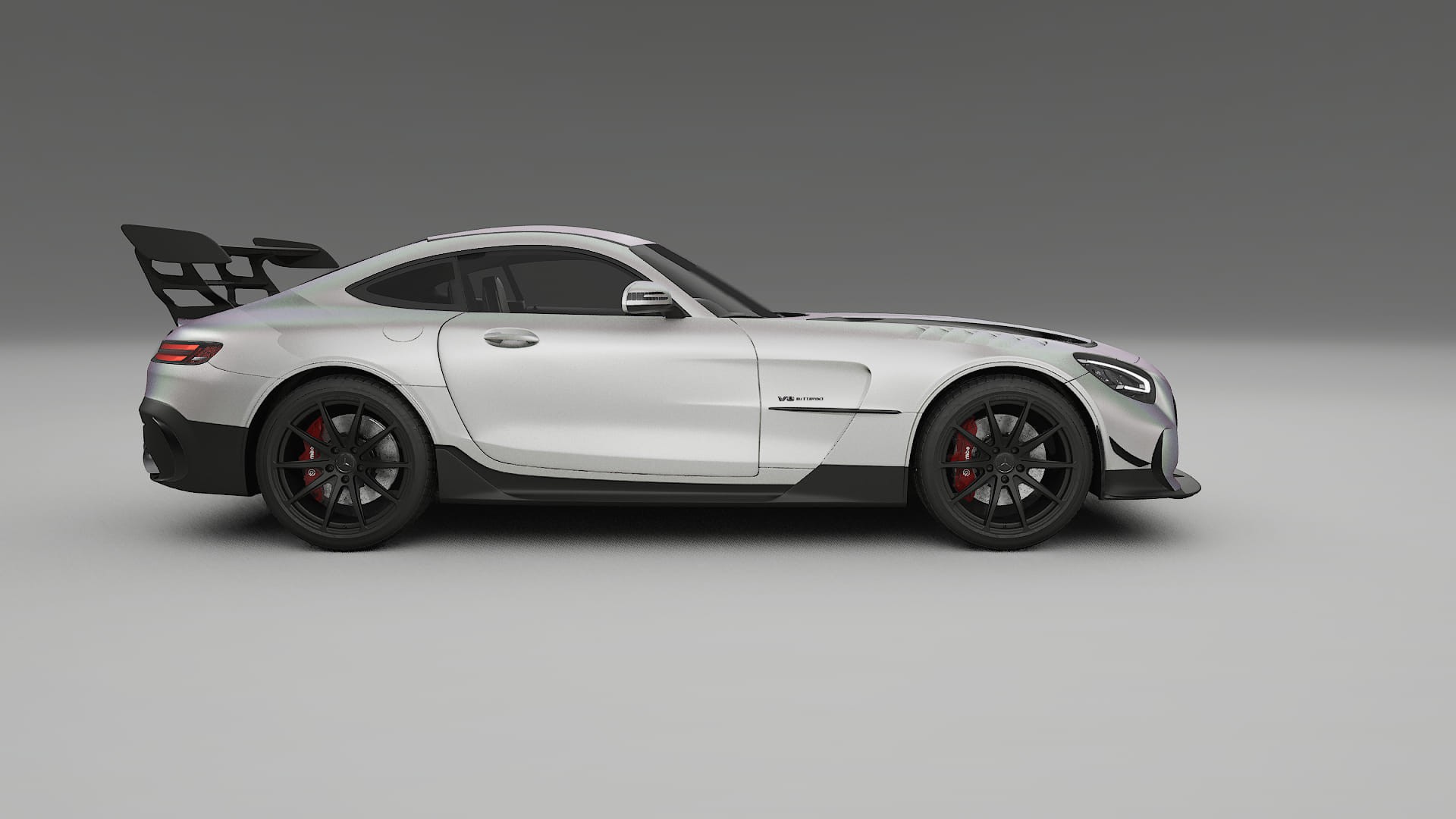 Mercedes AMG GT Black Series C192 Coupe TPU Lackskyddsfilm | NEBULA Färgskiftande PPF – Komplett Förskuret Kit