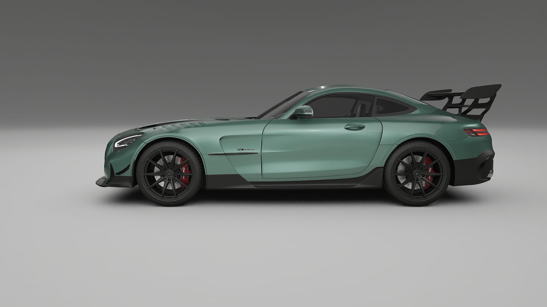 Mercedes AMG GT Black Series C192 Coupe TPU Lackskyddsfilm | EVERGREEN Färgskiftande PPF – Komplett Förskuret Kit