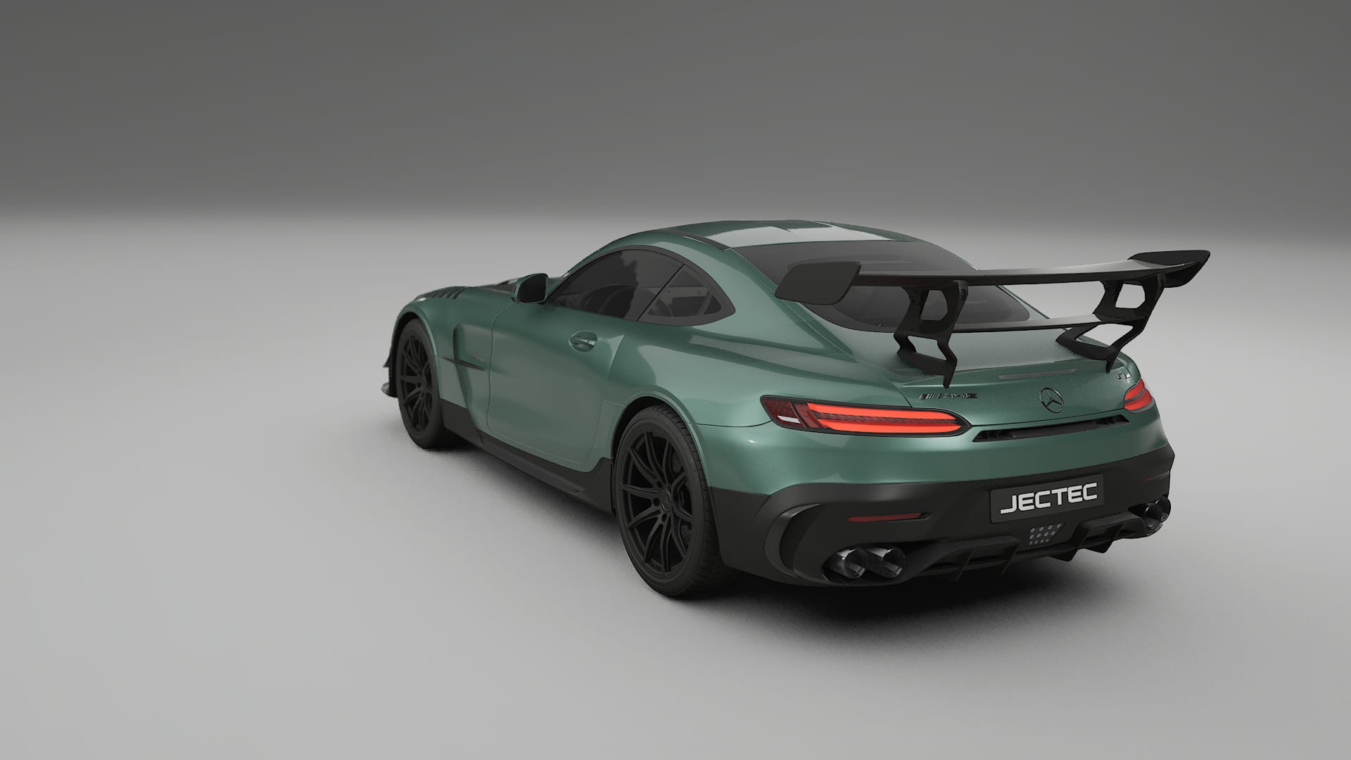 Mercedes AMG GT Black Series C192 Coupe TPU Lackskyddsfilm | EVERGREEN Färgskiftande PPF – Komplett Förskuret Kit