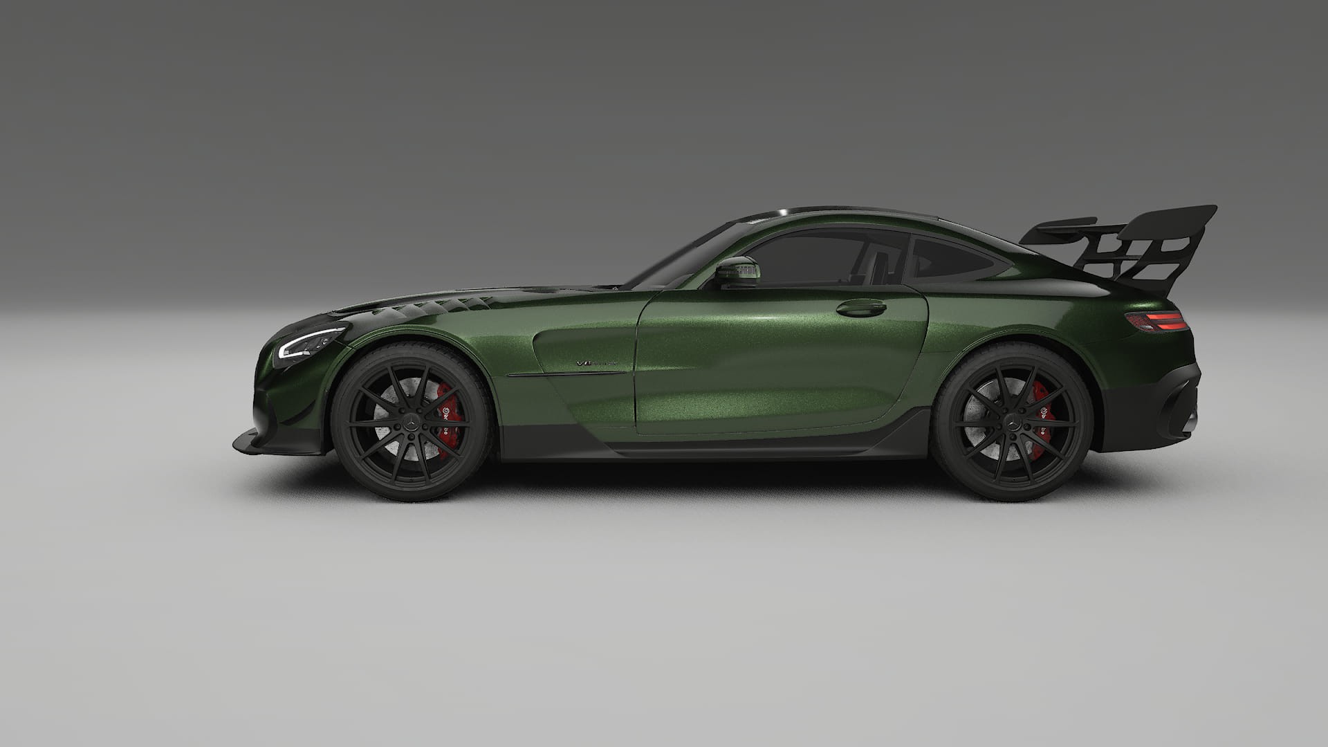 Mercedes AMG GT Black Series C192 Coupe TPU Lackskyddsfilm | LAGOON Färgskiftande PPF – Komplett Förskuret Kit