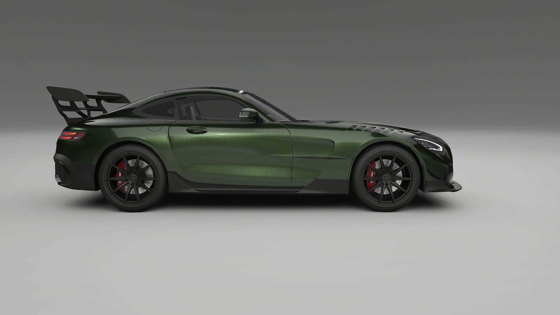 Mercedes AMG GT Black Series C192 Coupe TPU Lackskyddsfilm | LAGOON Färgskiftande PPF – Komplett Förskuret Kit
